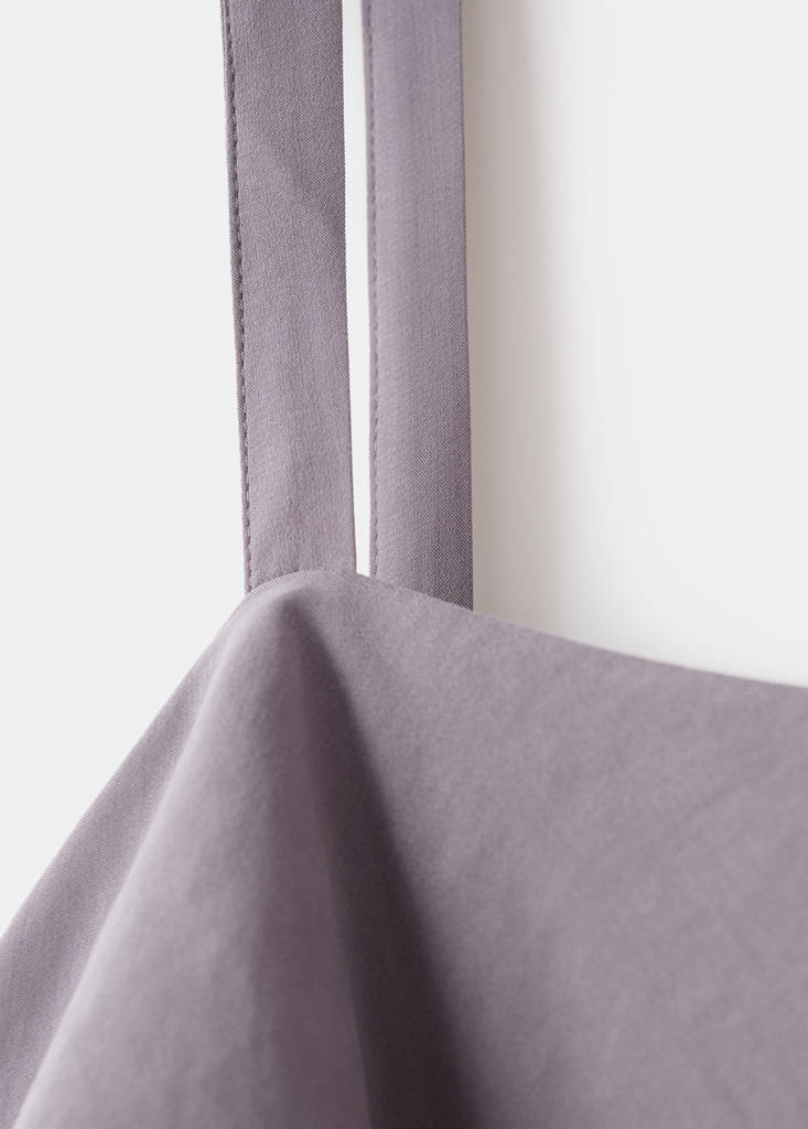 Long ruffled dress — Lilac