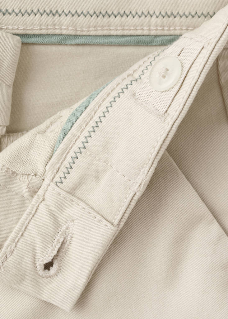 Straight cotton Bermuda shorts — Sand