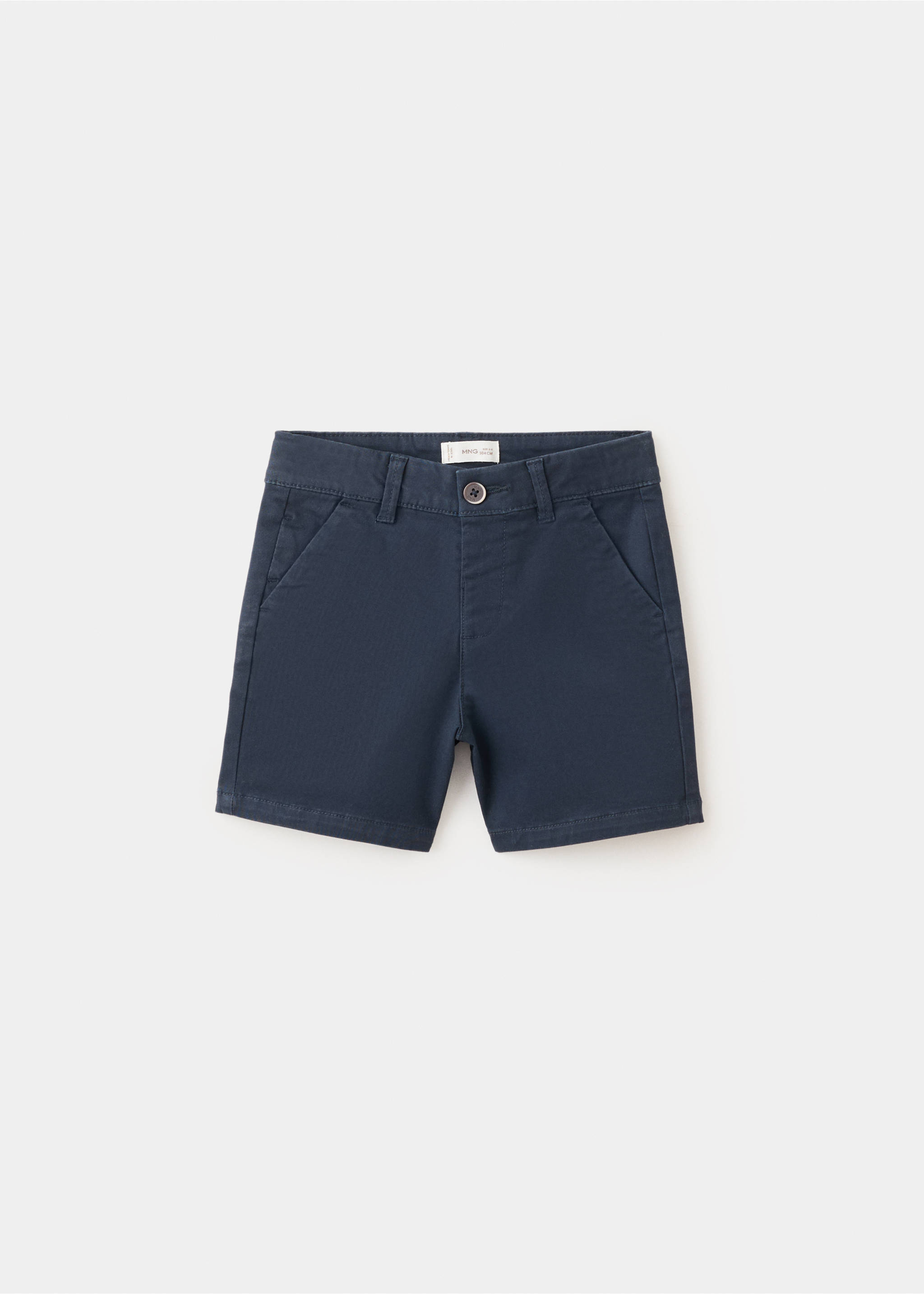 Bermudas rectas algodón - Artículo sin modelo, Azul marino. Ref: 27036341-00.