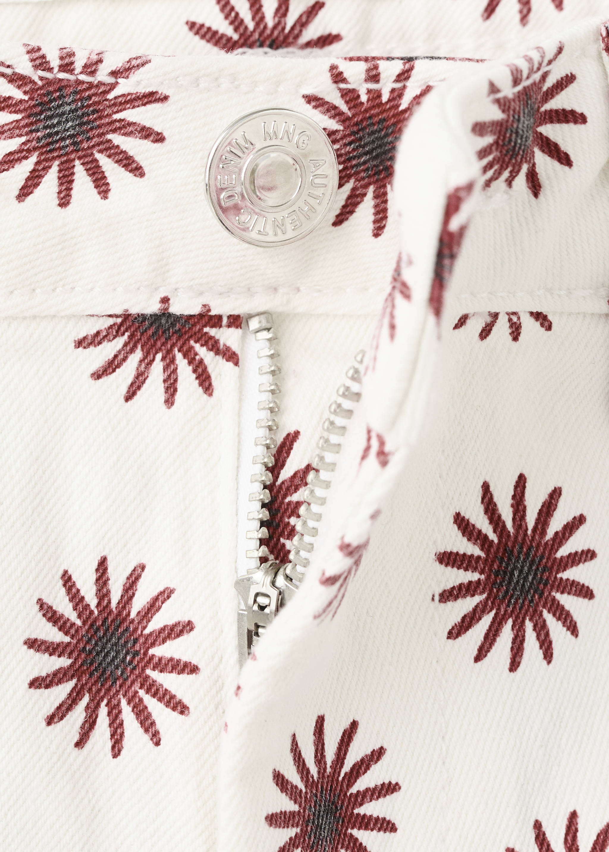 Floral print mini shorts - Details of the article 8