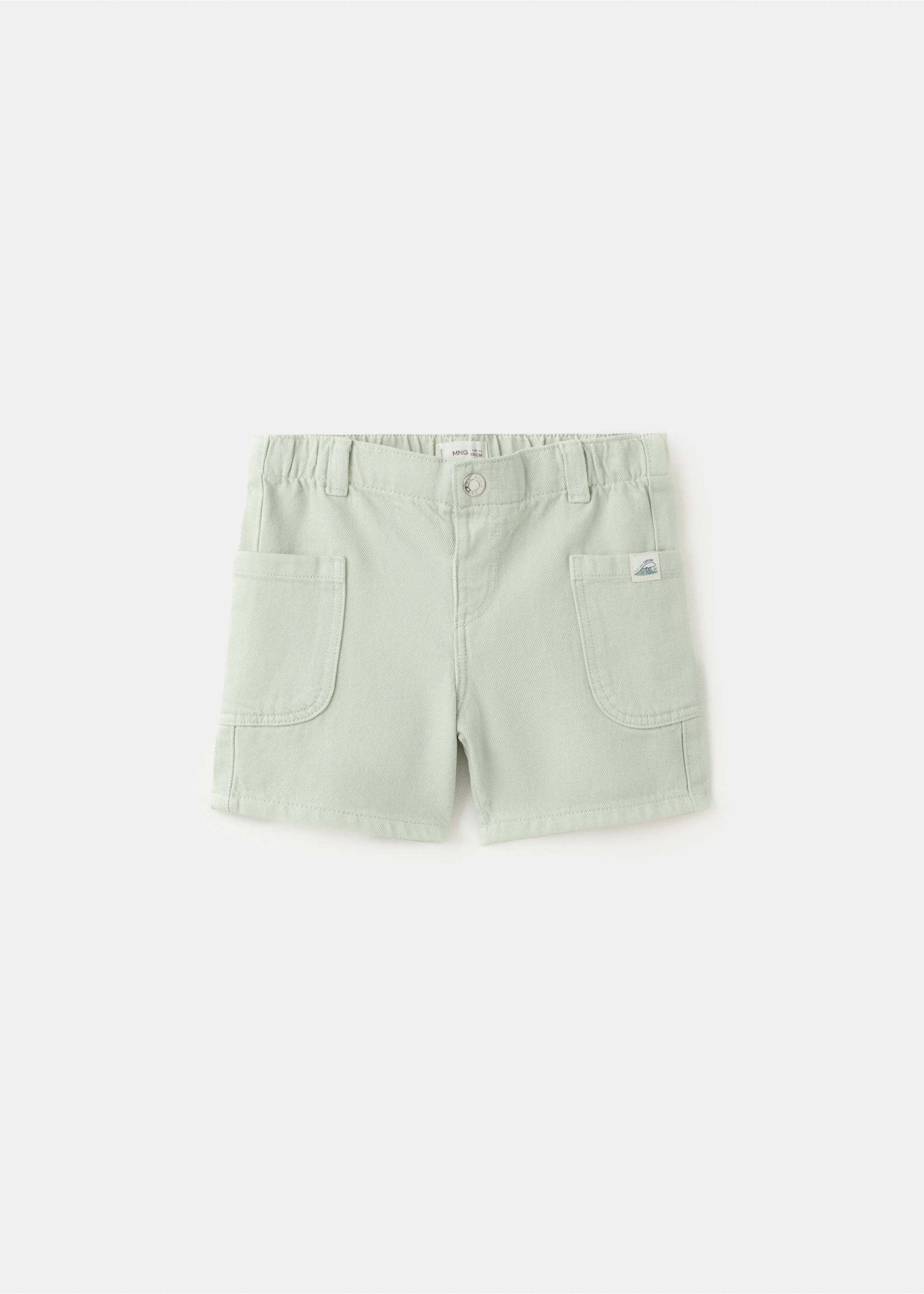 Bermudas rectas algodón - Artículo sin modelo, Verde agua. Ref: 27036344-00.