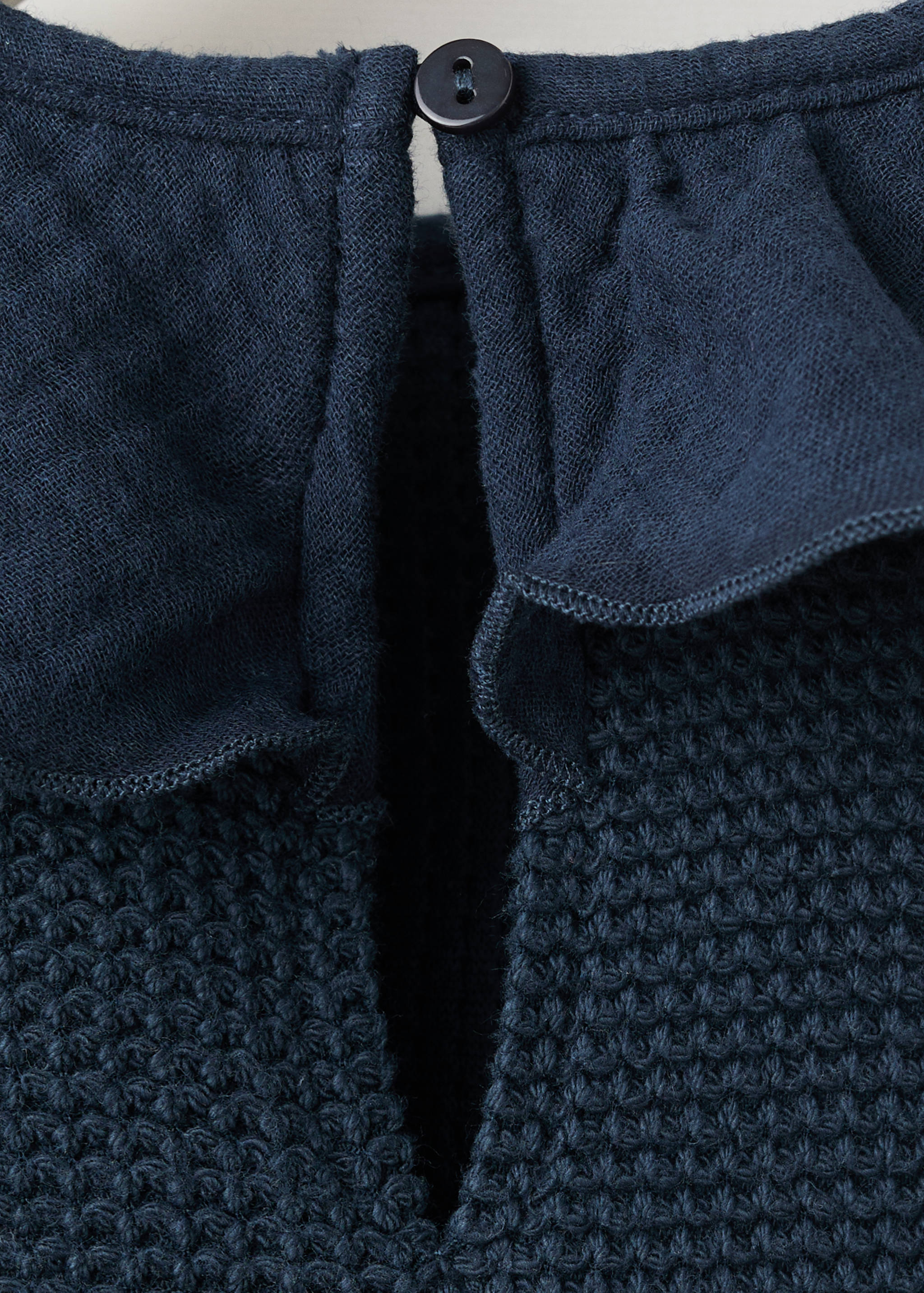 Camiseta algodón cuello babydoll - Detalle del artículo 0