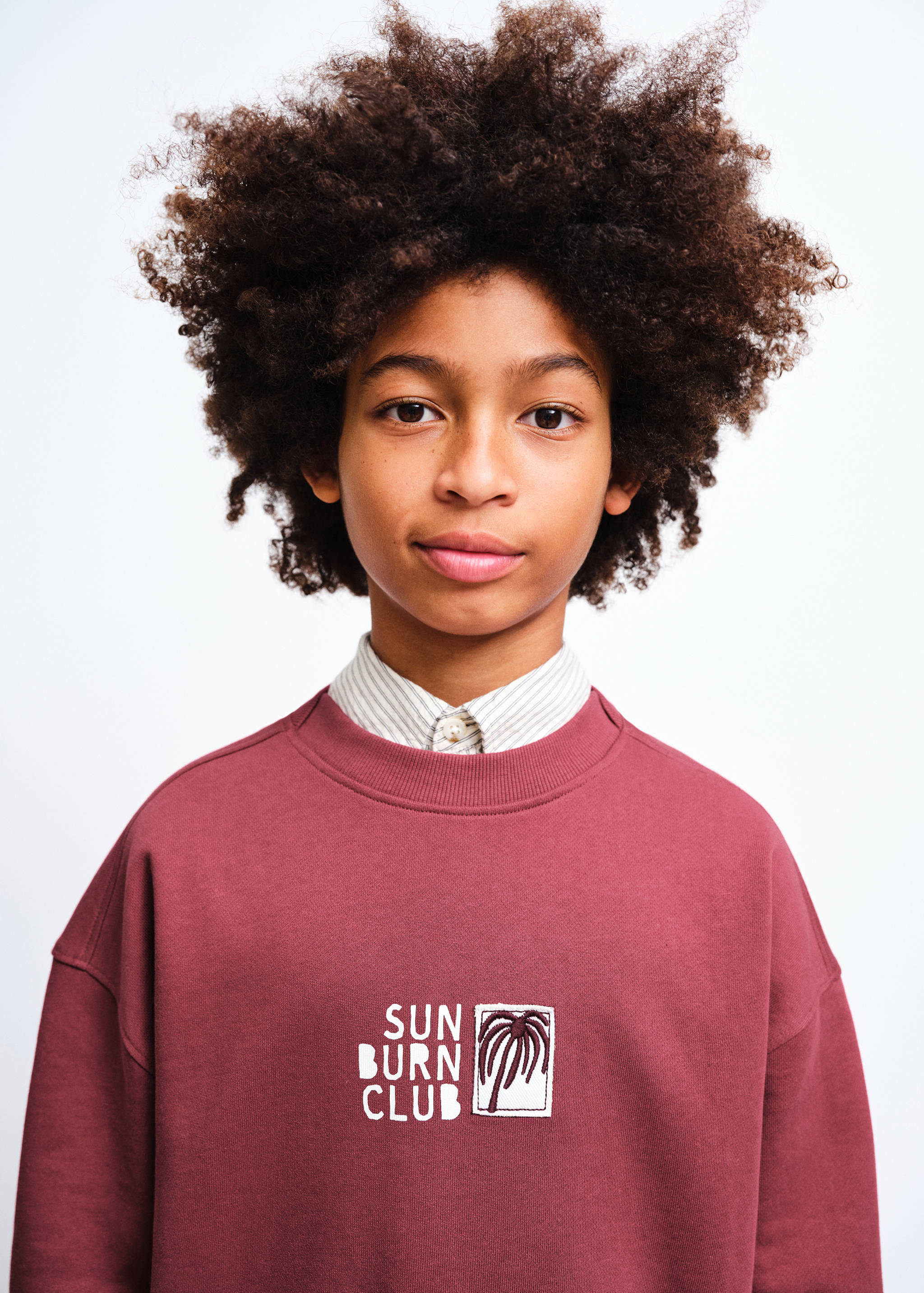 Sudadera oversize algodón estampada - Detalle del artículo 1