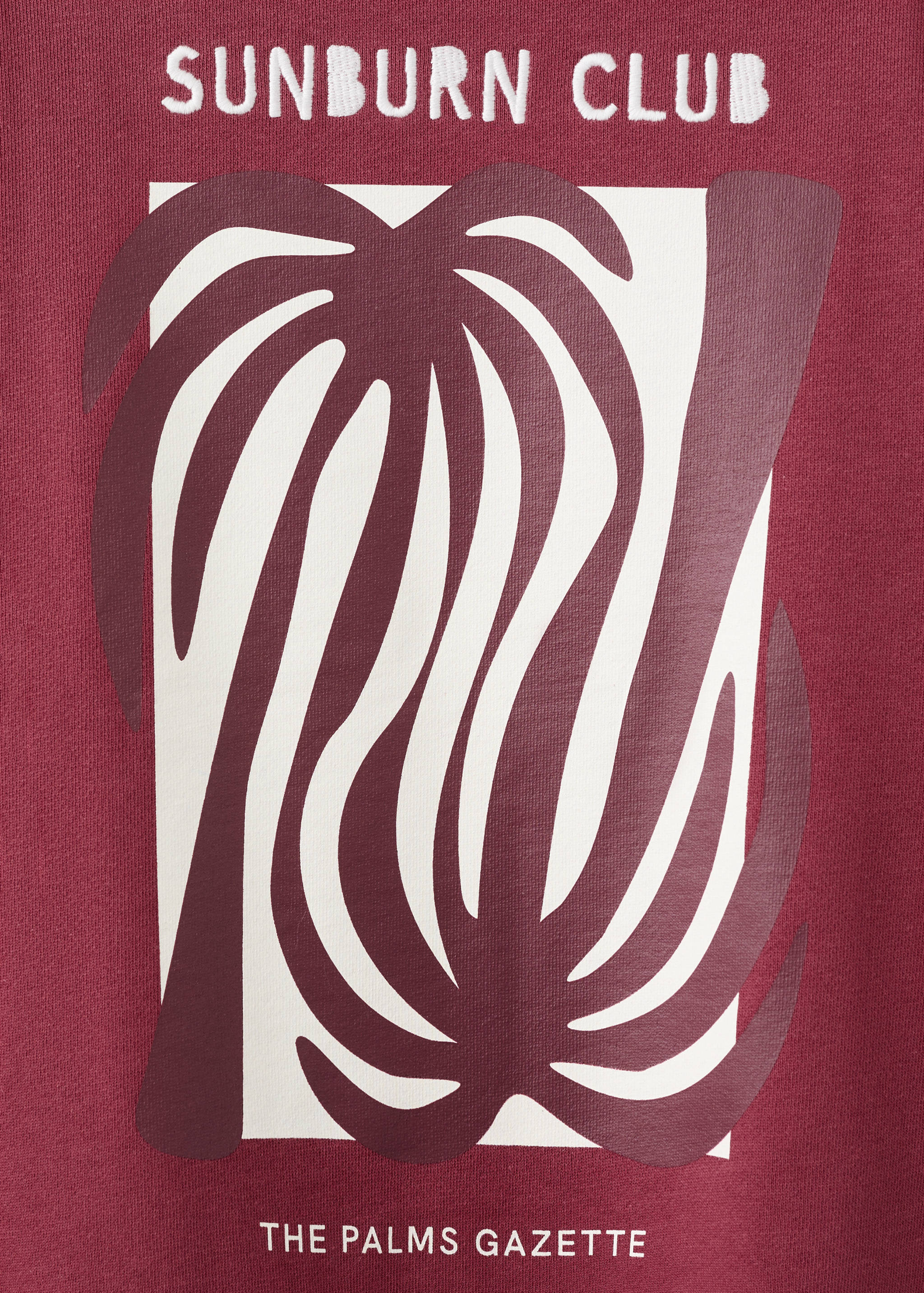 Sudadera oversize algodón estampada - Detalle del artículo 0