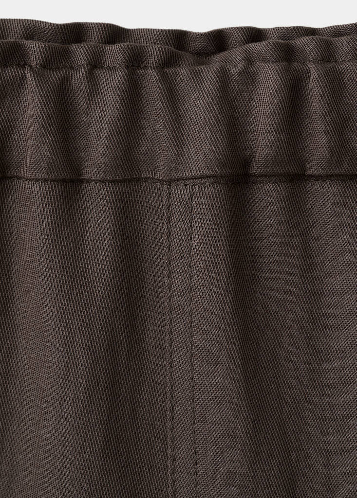 Mid-rise lyocell trousers — Purple