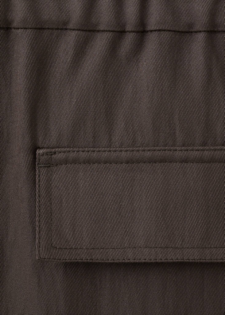 Mid-rise lyocell trousers — Purple