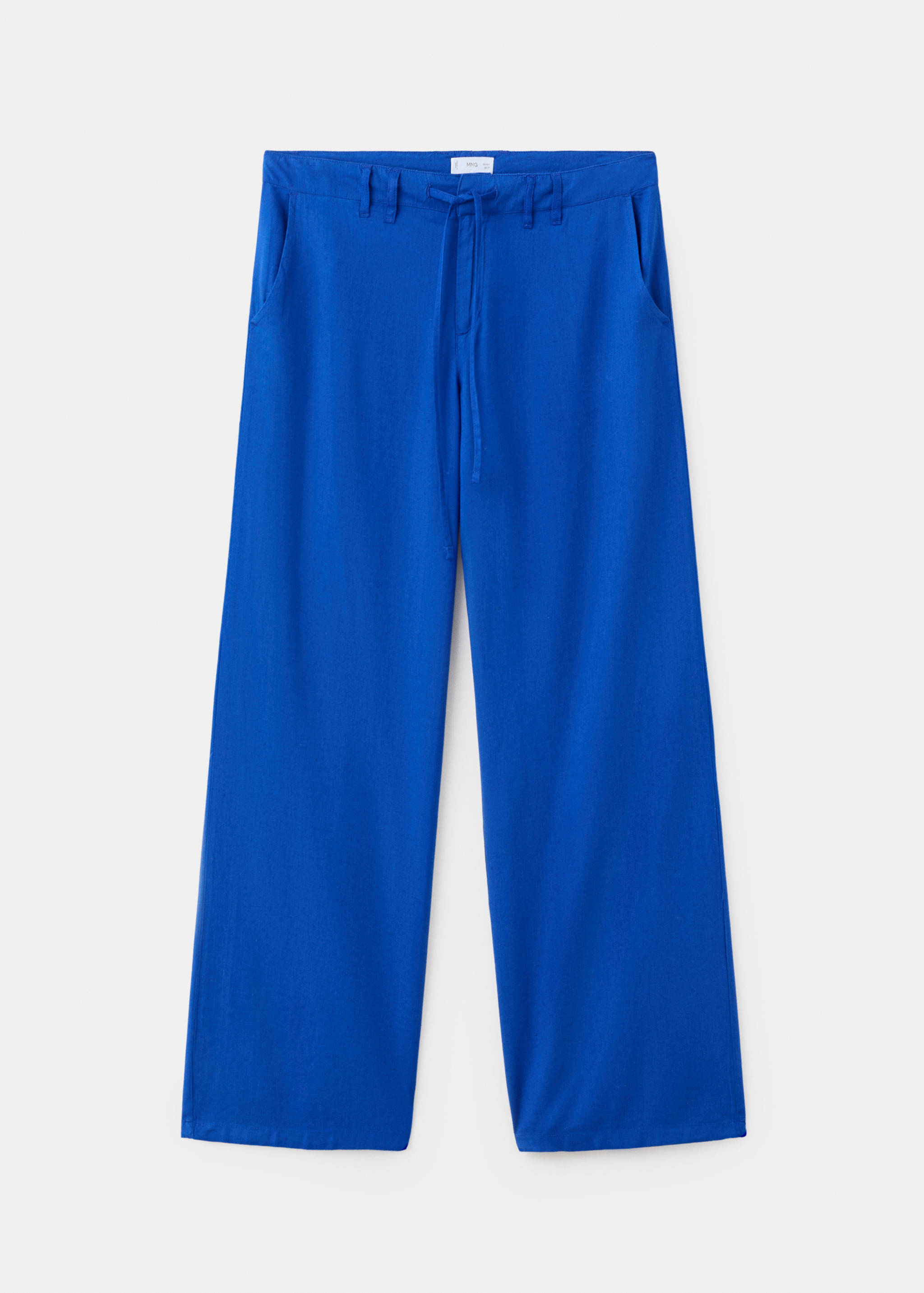Gerade Hose aus Leinengemisch - Artikel ohne Model