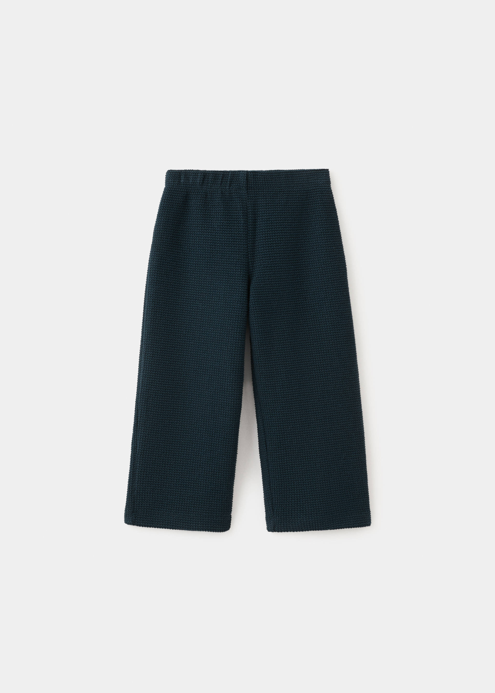 Straight-fit cotton trousers - Article without model