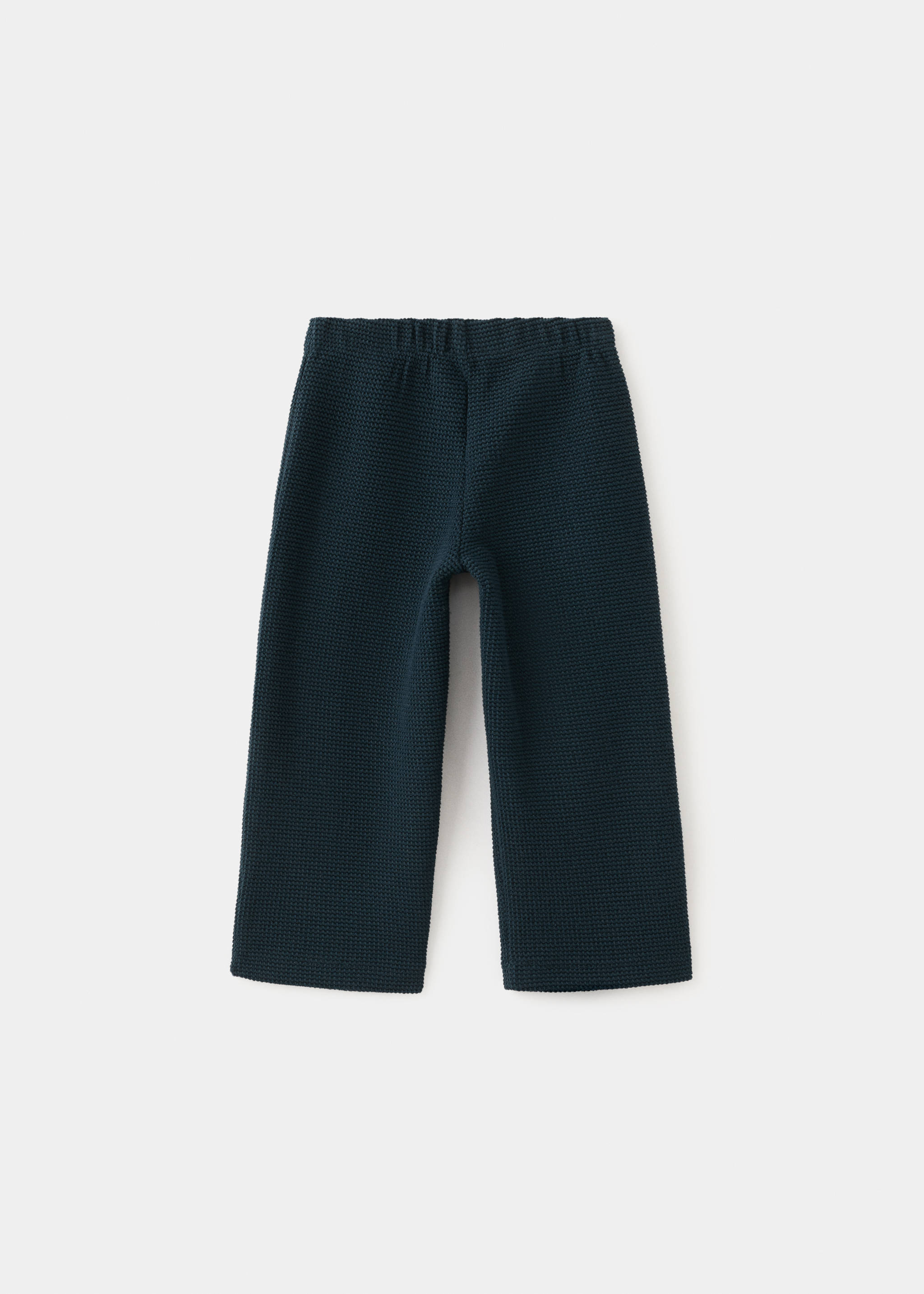 Straight-fit cotton trousers - Reverse of the article