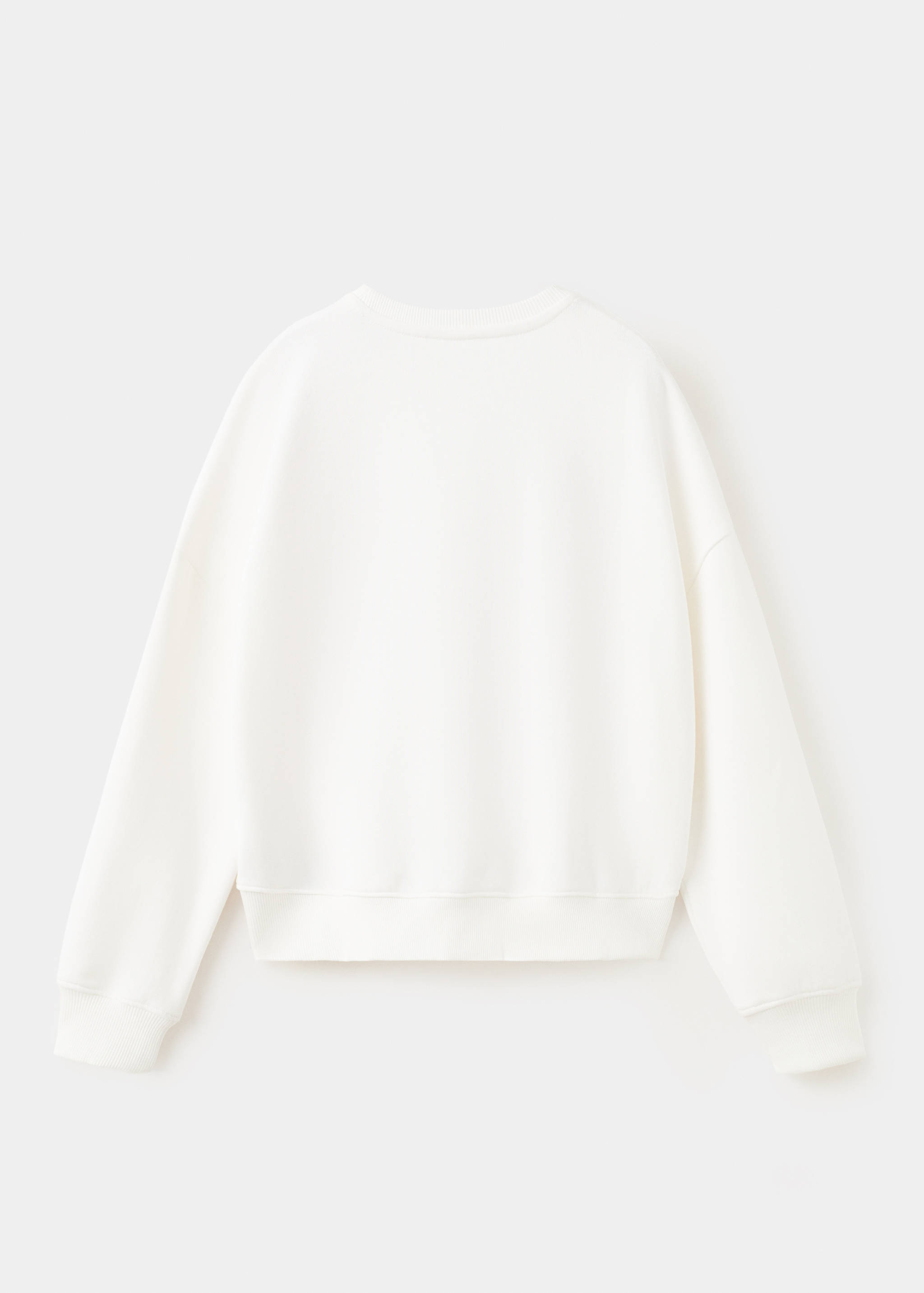 Glitter text sweatshirt - Reverse of the article