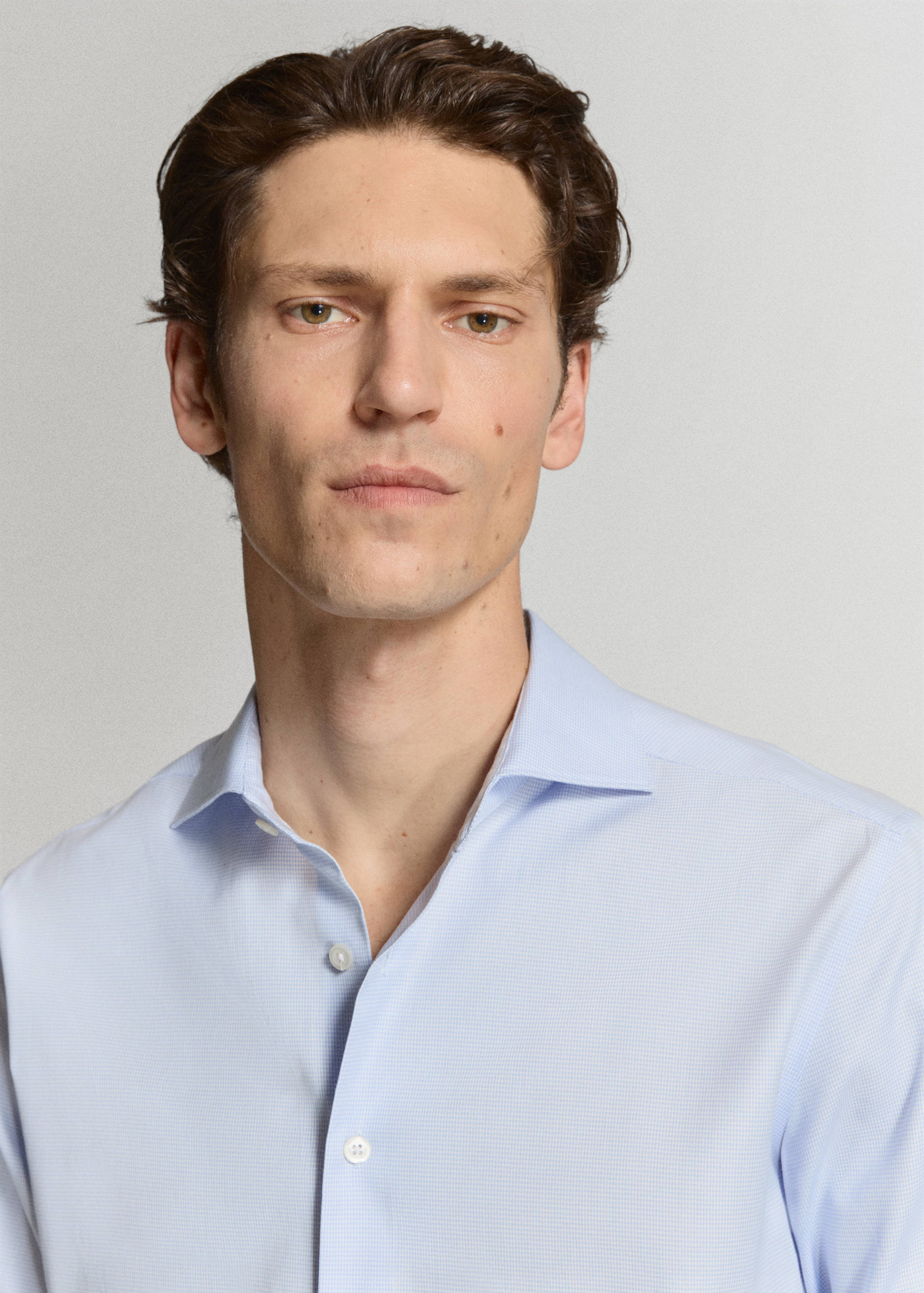 Camisa slim fit 100% algodón - Detalle del artículo 1