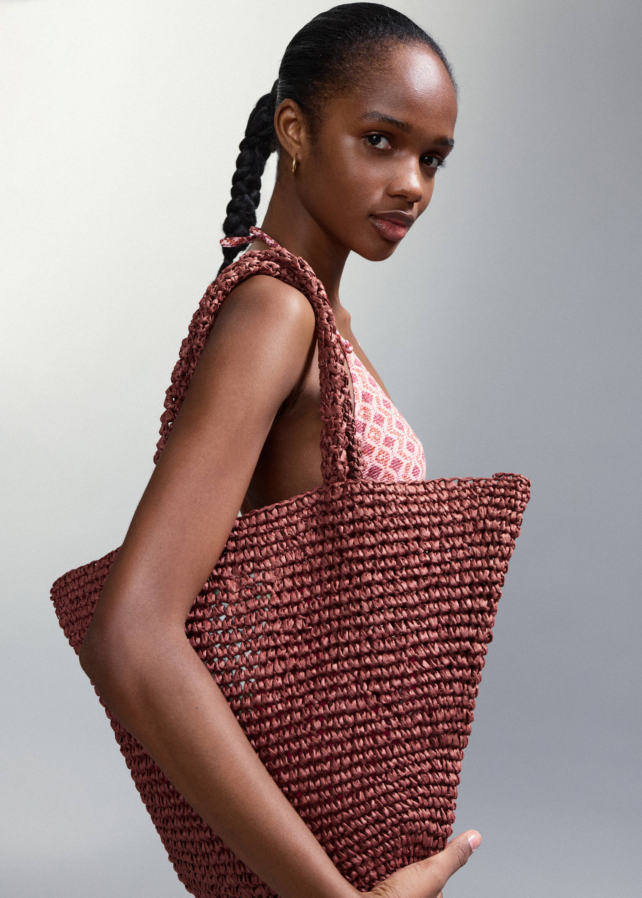 Natural fibre tote bag - General plane