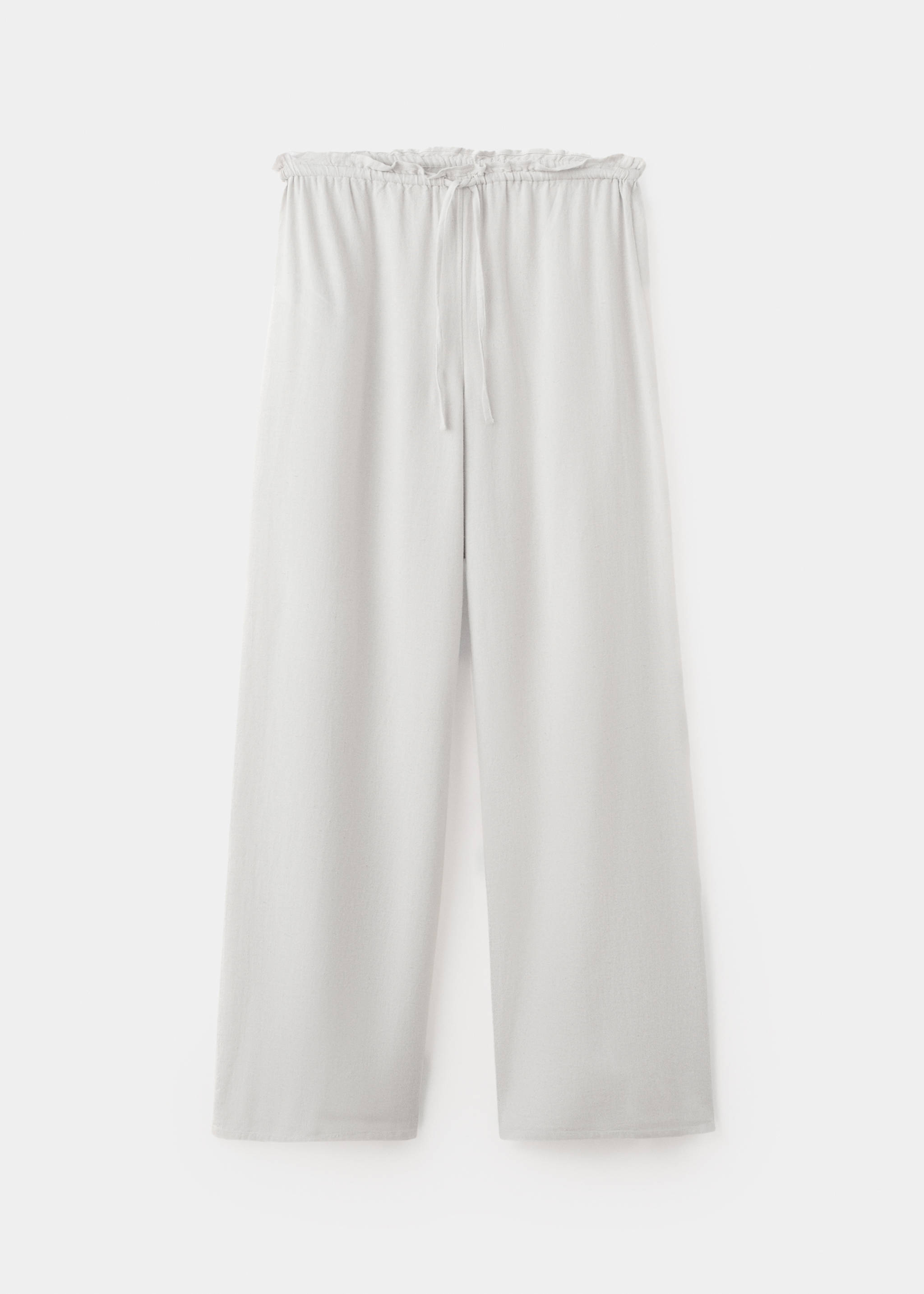 Leinenhose mit Schleifendetail - Artikel ohne Model