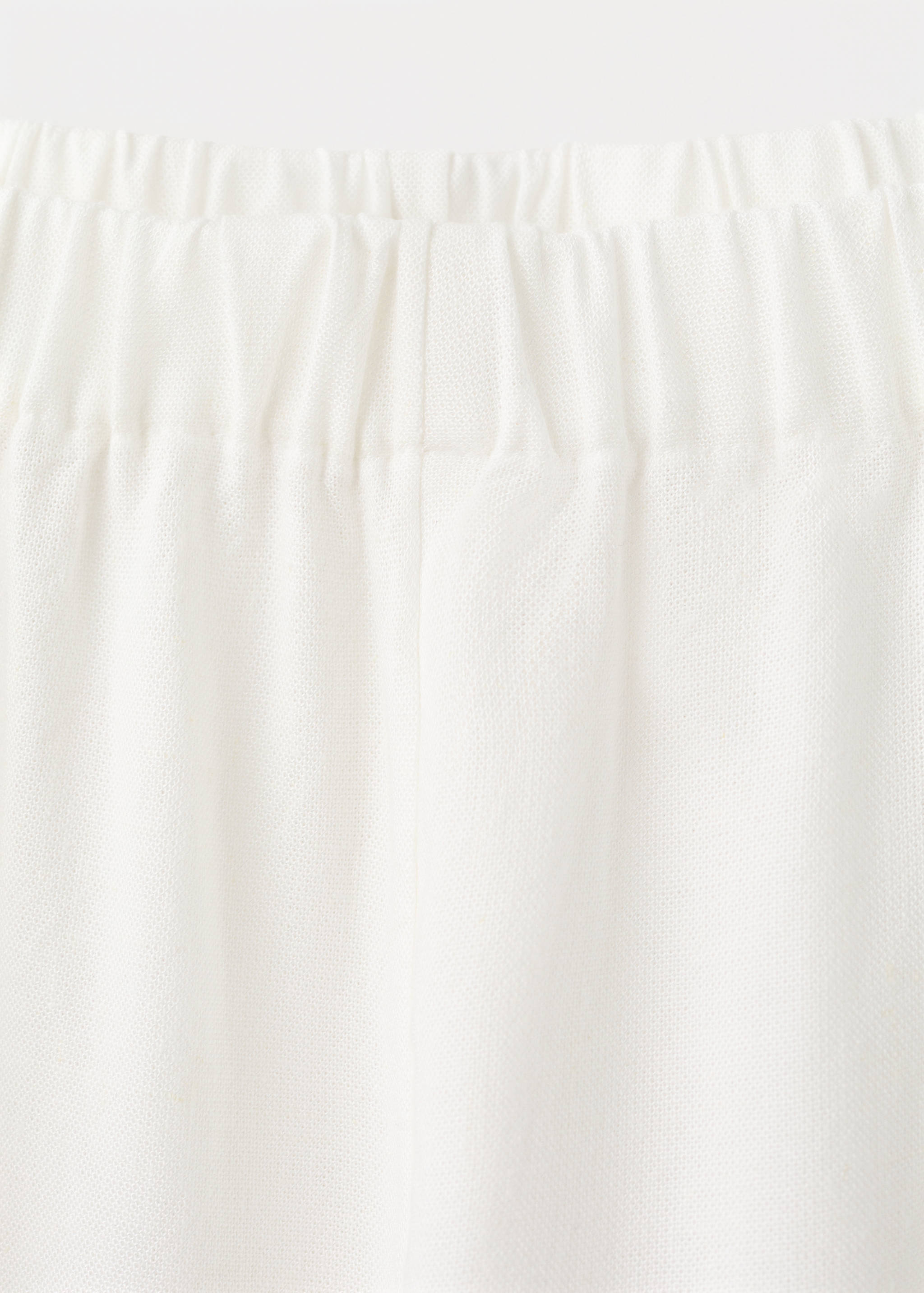 سروال مستقيم من مزيج الكتان - تفاصيل المنتج 8