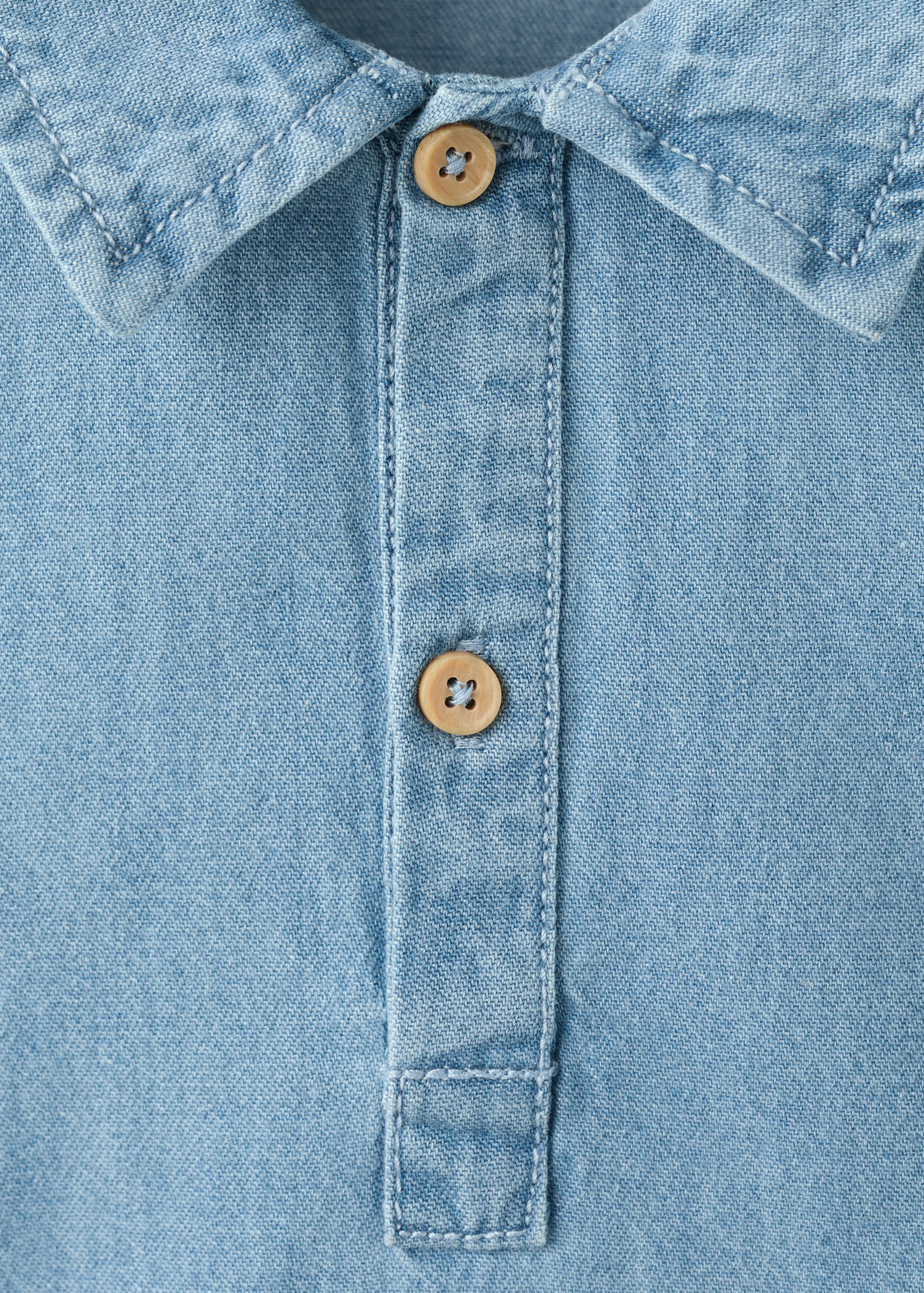 100% cotton denim shirt - Details of the article 8