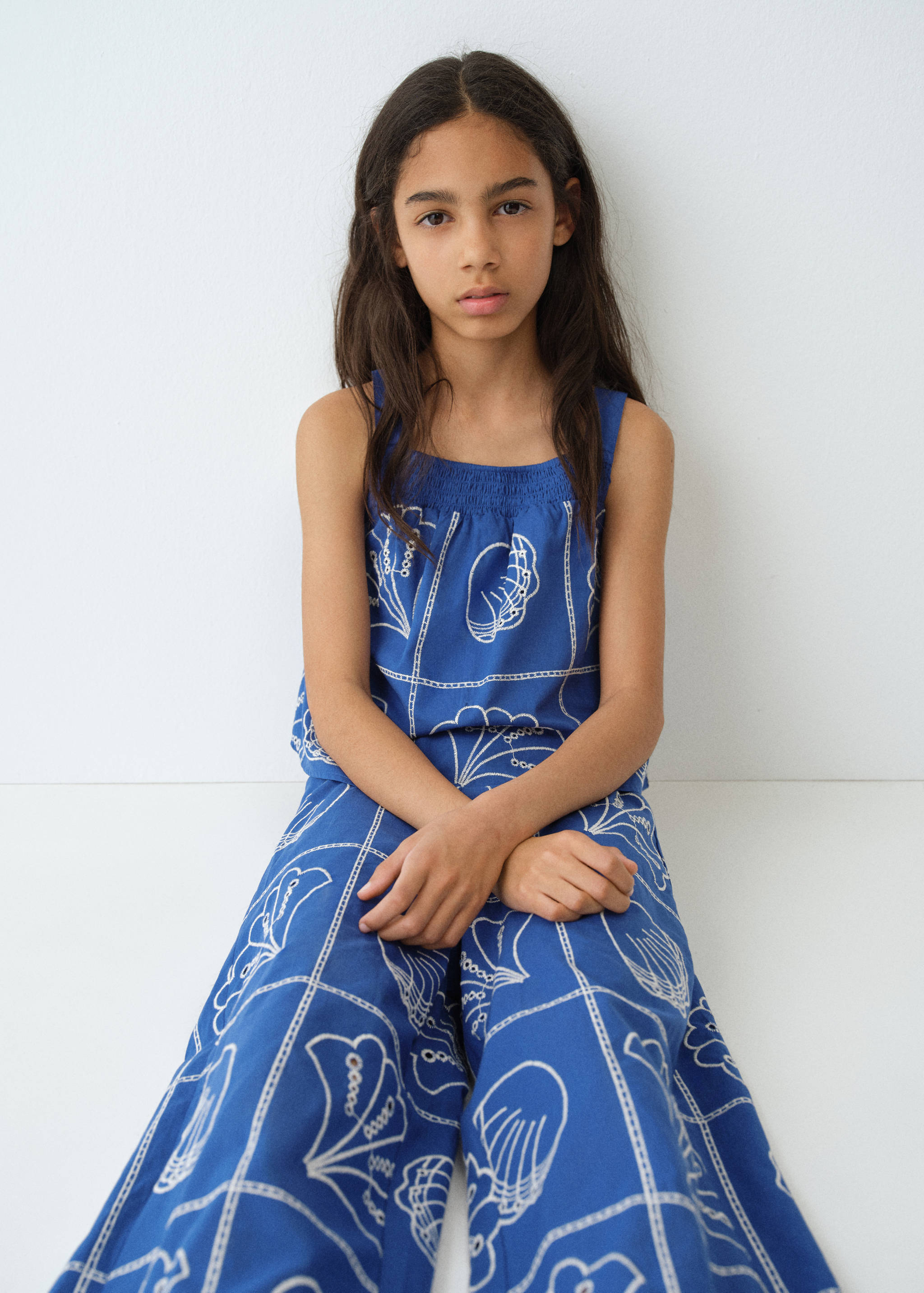 Blusa algodón bordados - Plano general