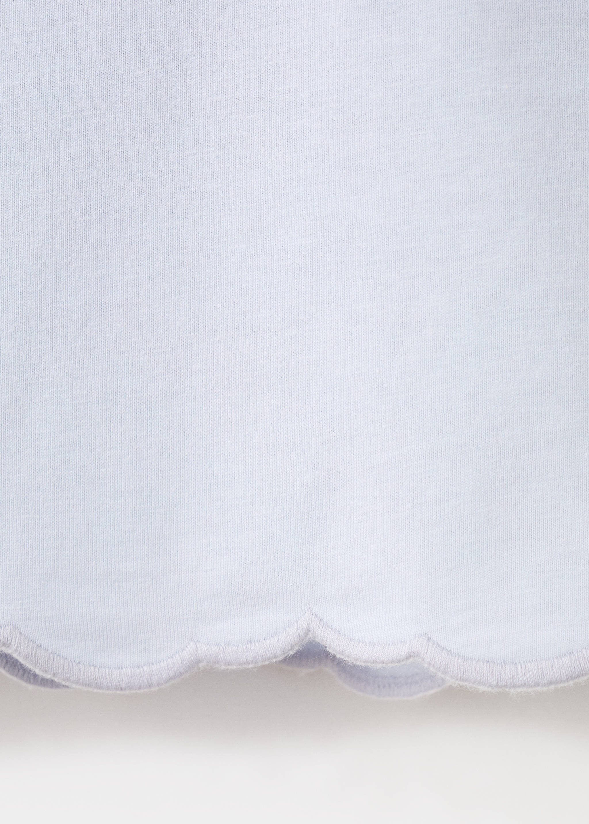 Embroidered cotton T-shirt - Details of the article 0