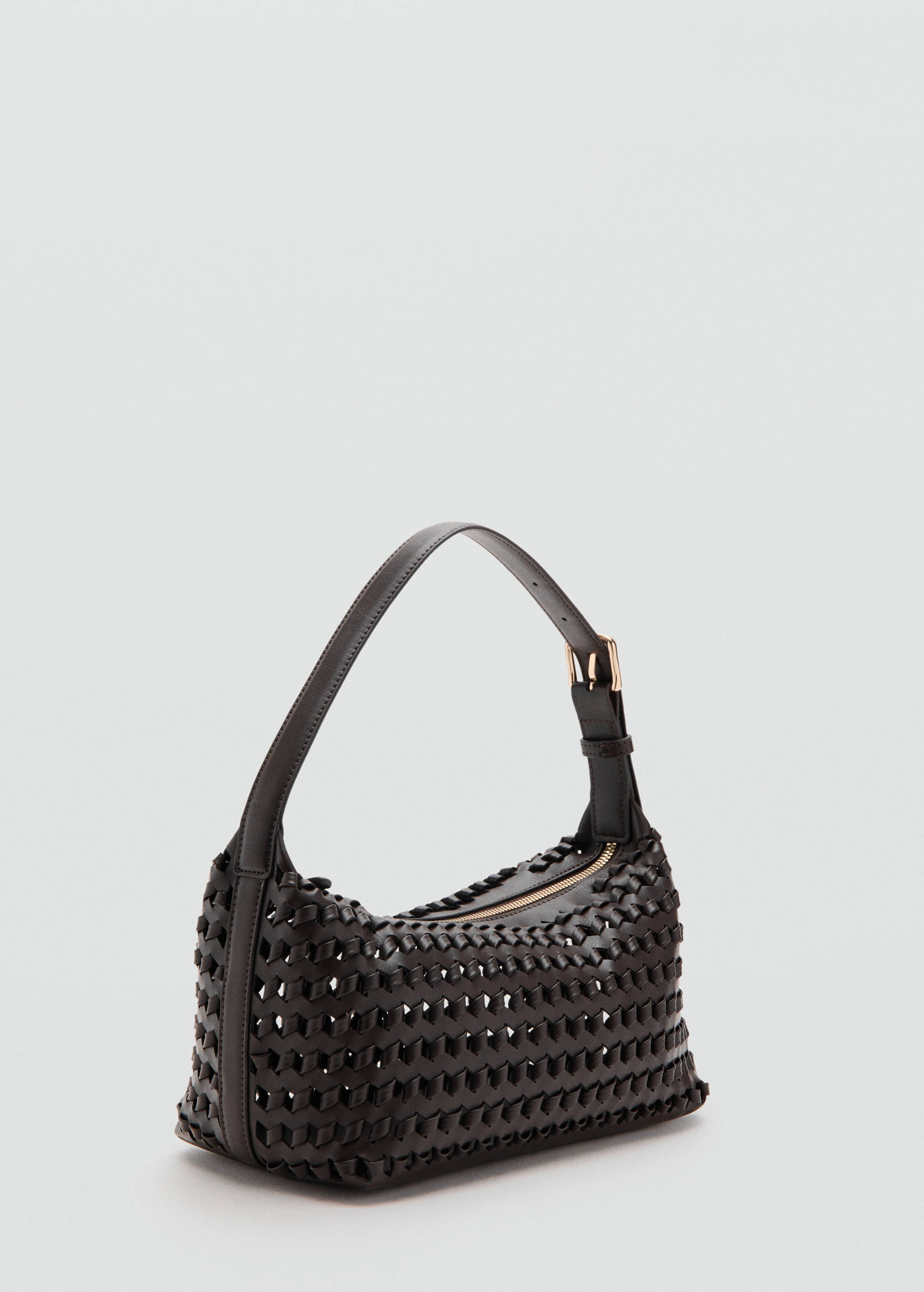Braided shoulder bag - Medium plane