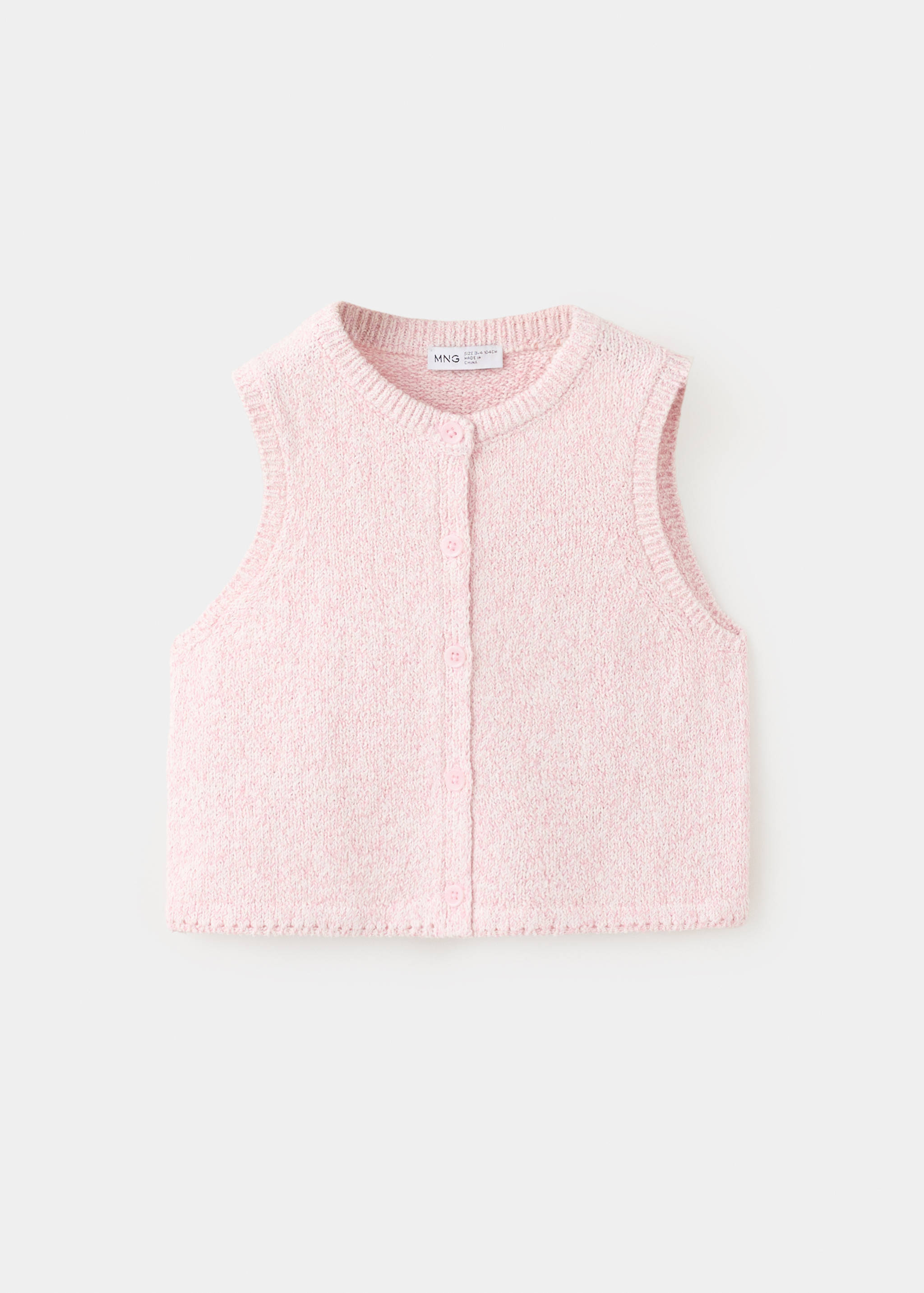 Chaleco punto botones - Artículo sin modelo