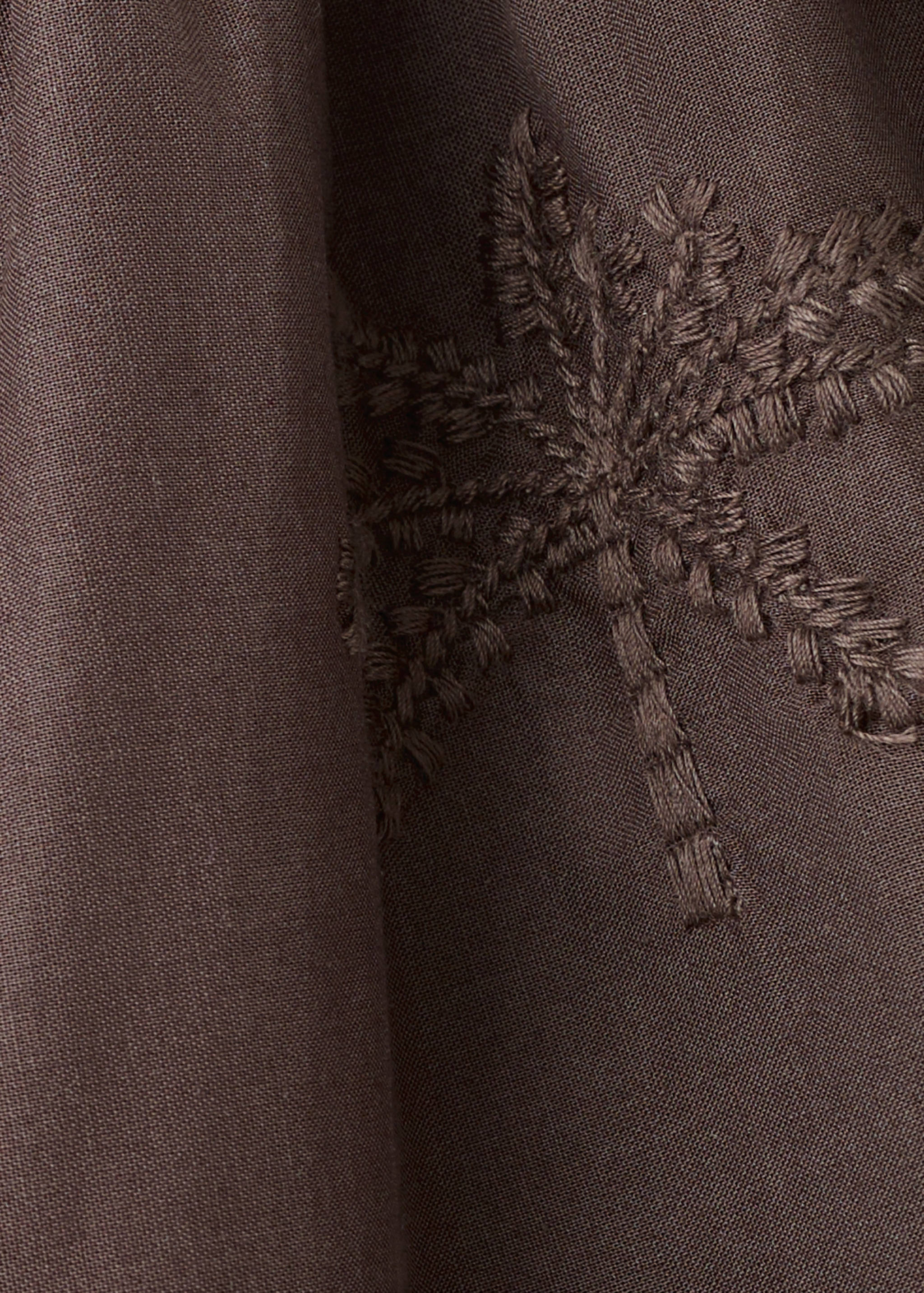 تنورة قطن بتفاصيل تطريز - تفاصيل المنتج 8