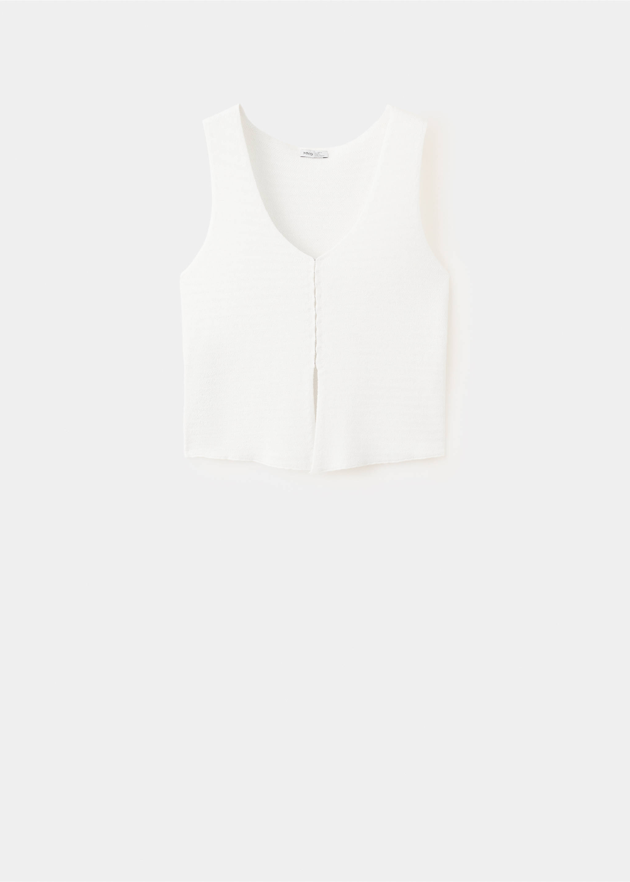 Fluid top with press-stud fastening - Article without model, White. Ref: 27037138-00.