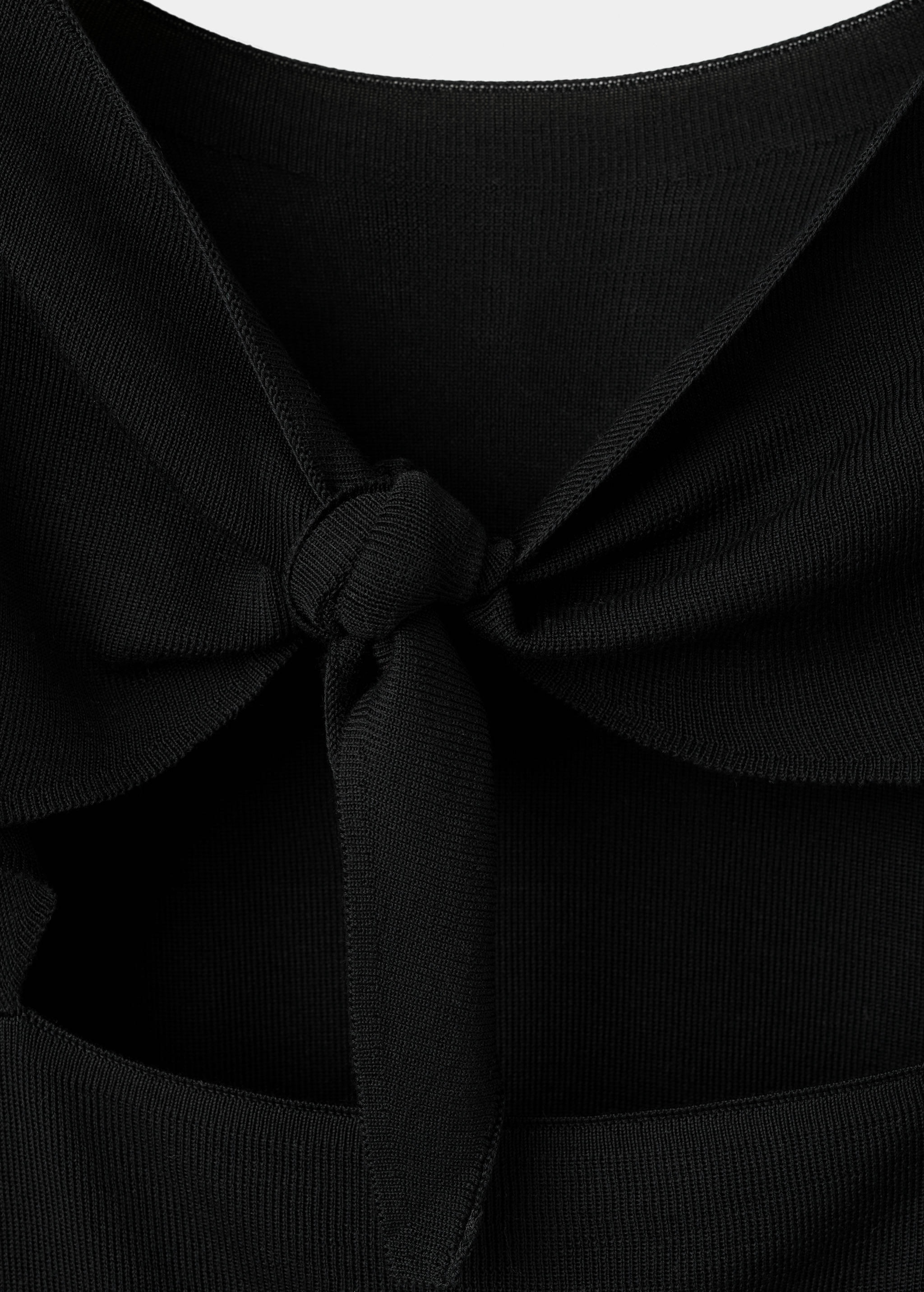 Lyocell jersey with cut-out back - Details of the article 0