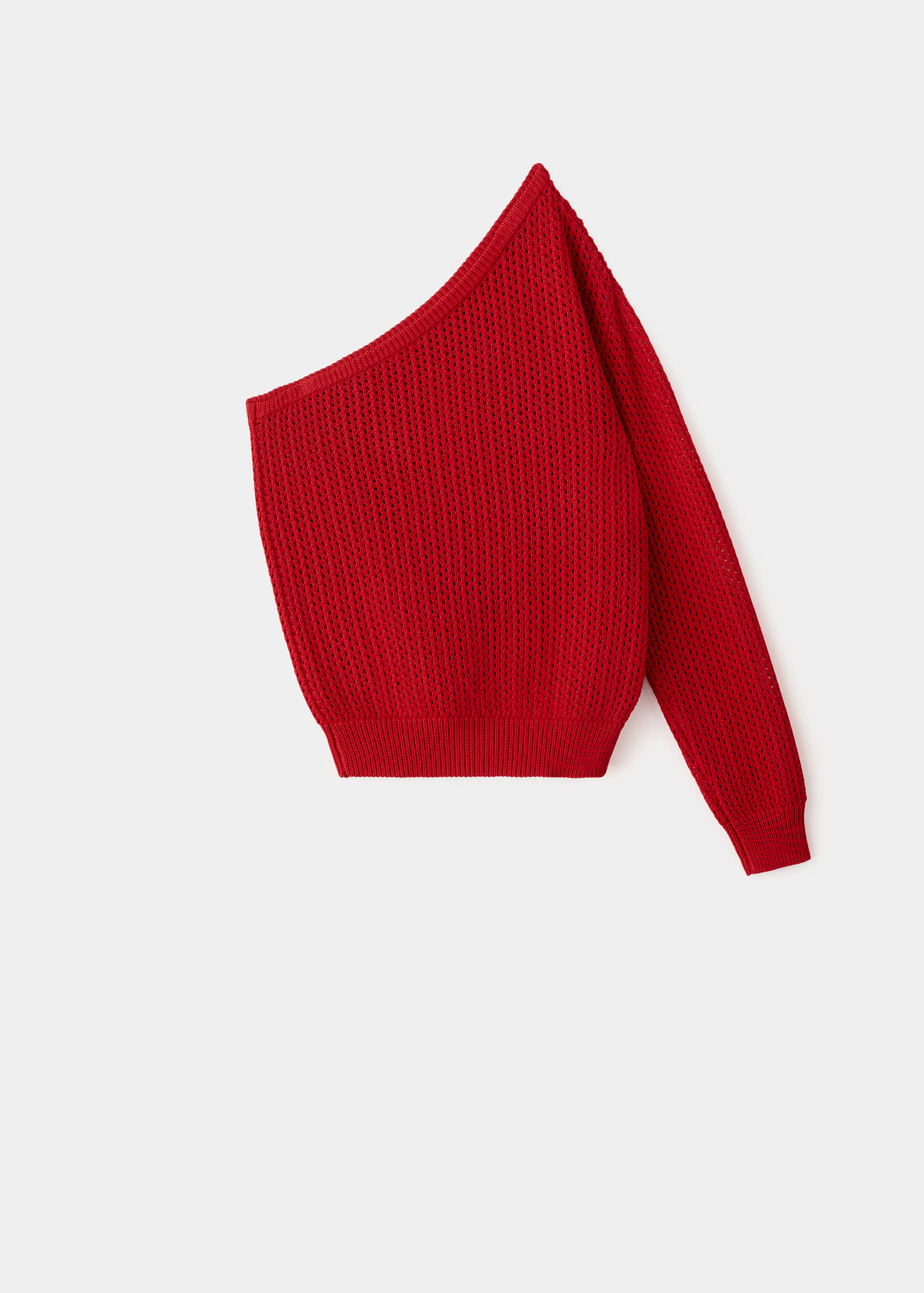 Pull-over maille asymétrique - Article sans modèle