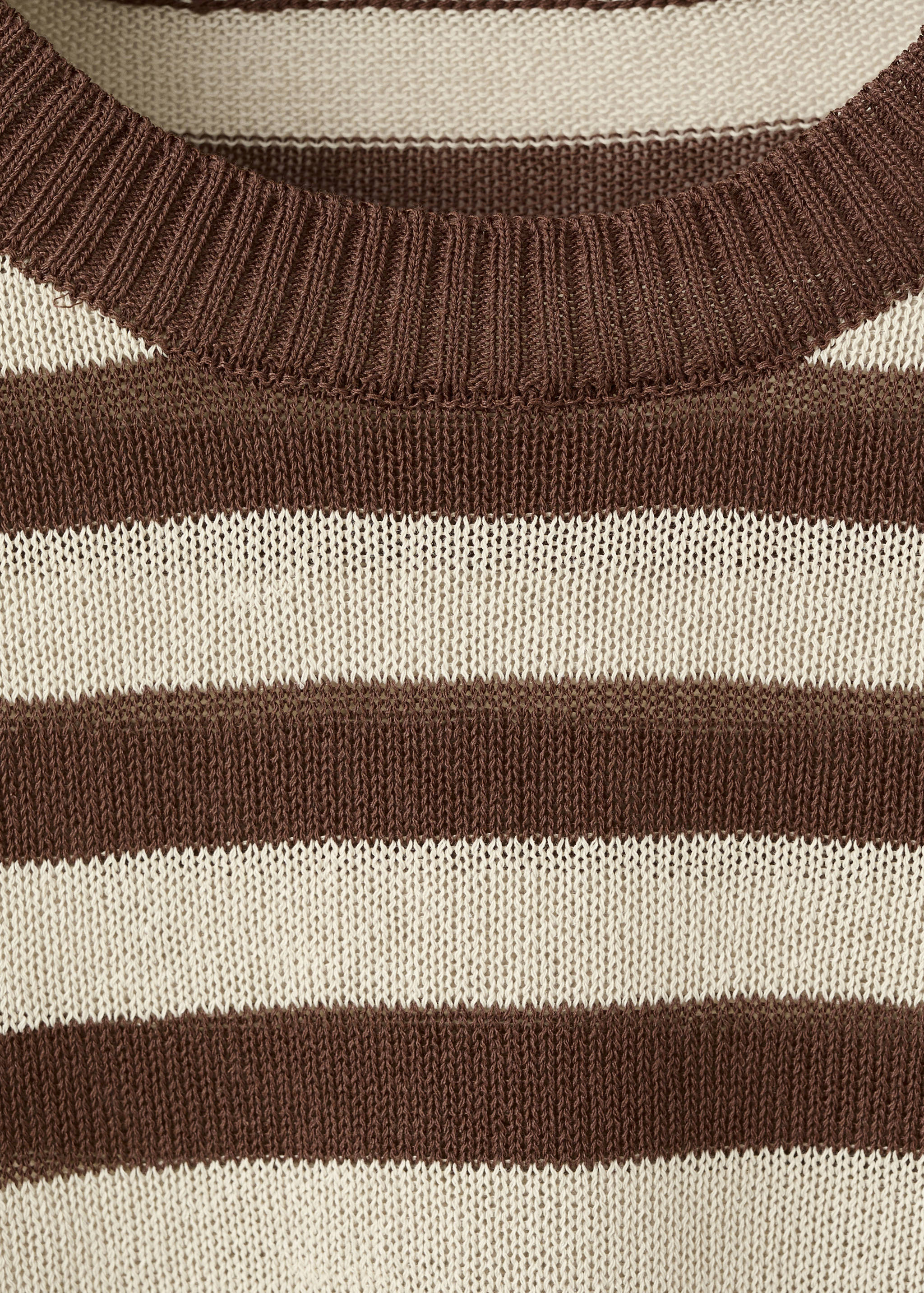 Crop striped sweater - Details of the article 8