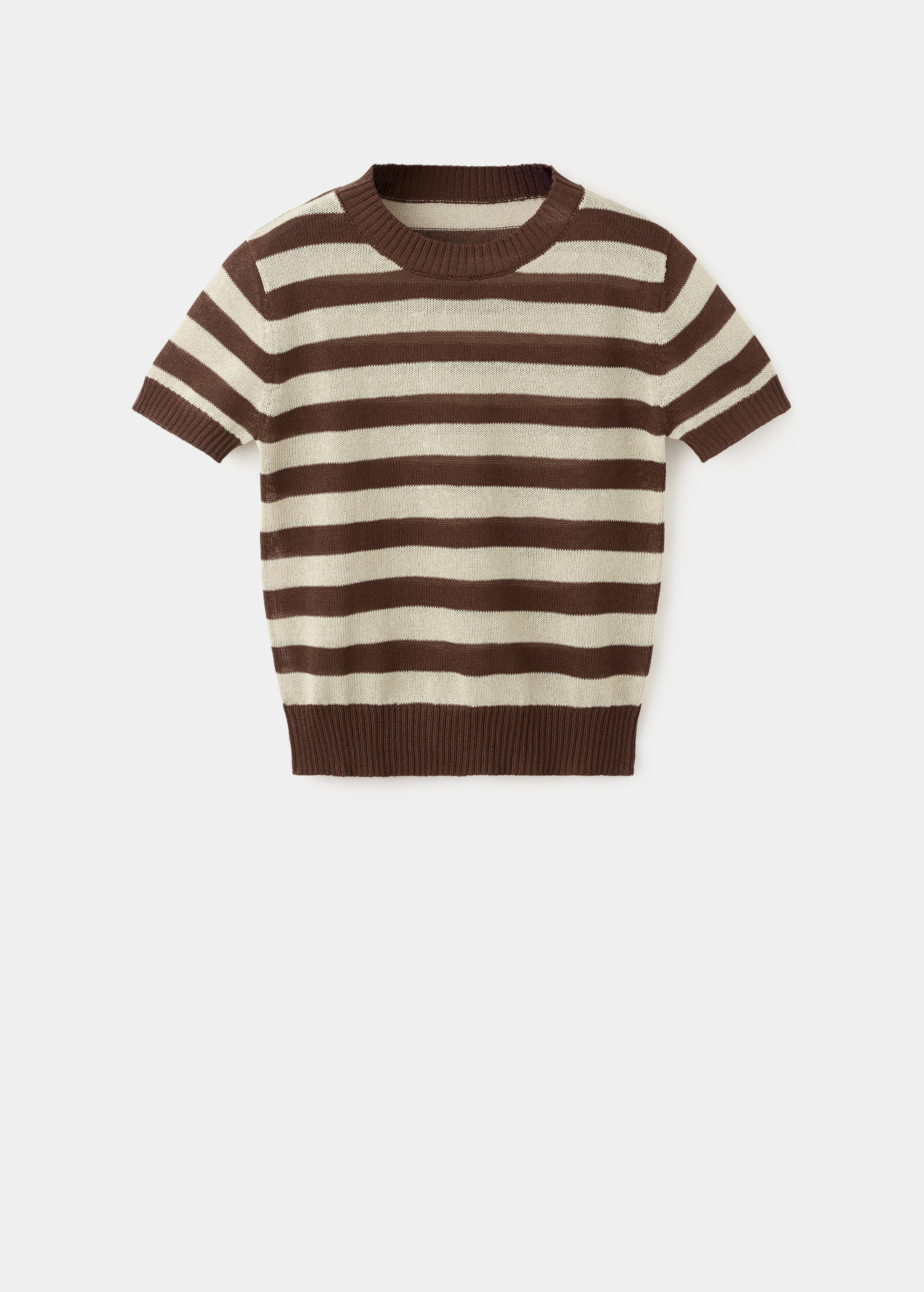 Crop striped sweater - Article without model