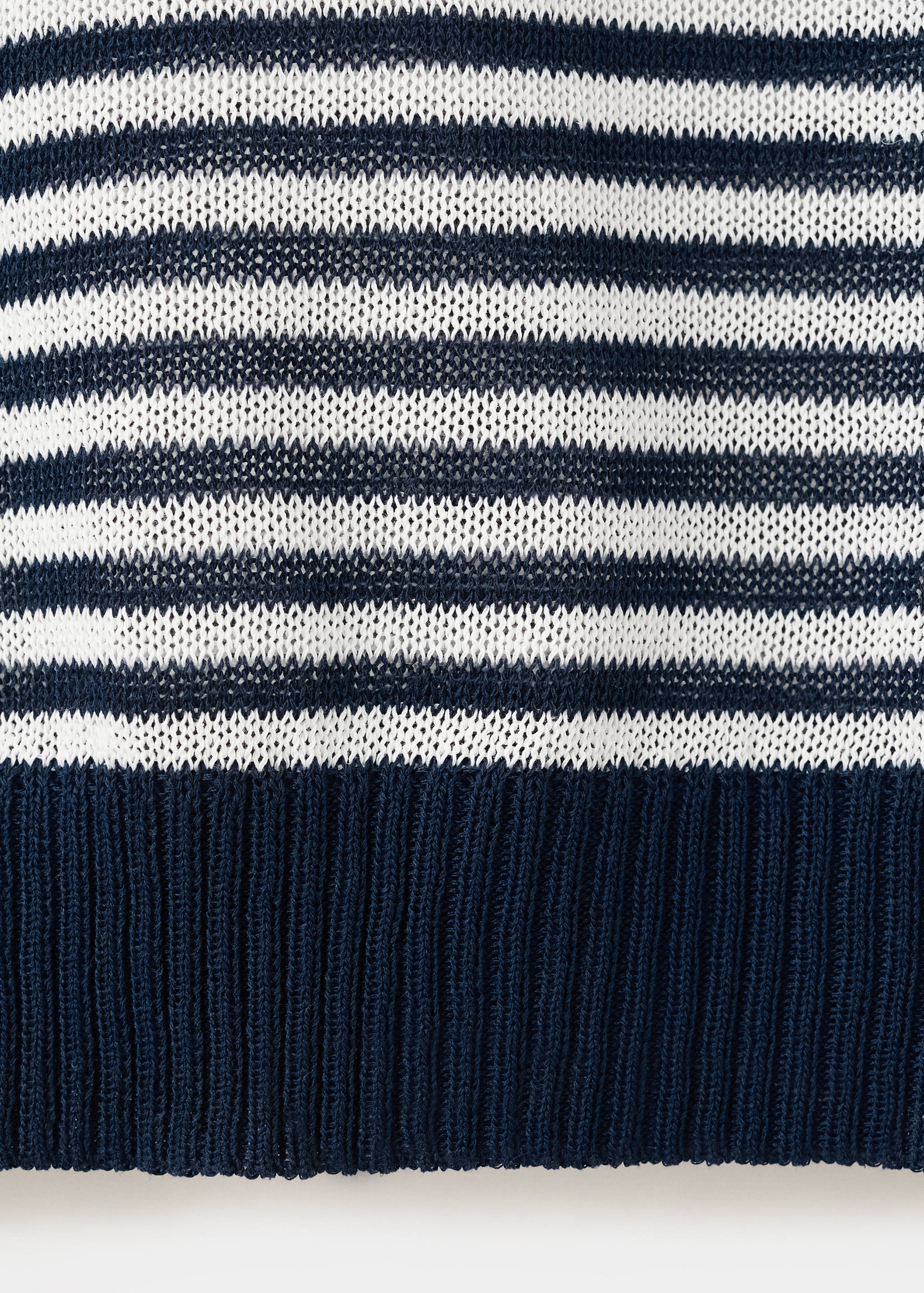 Crop striped sweater - Details of the article 8