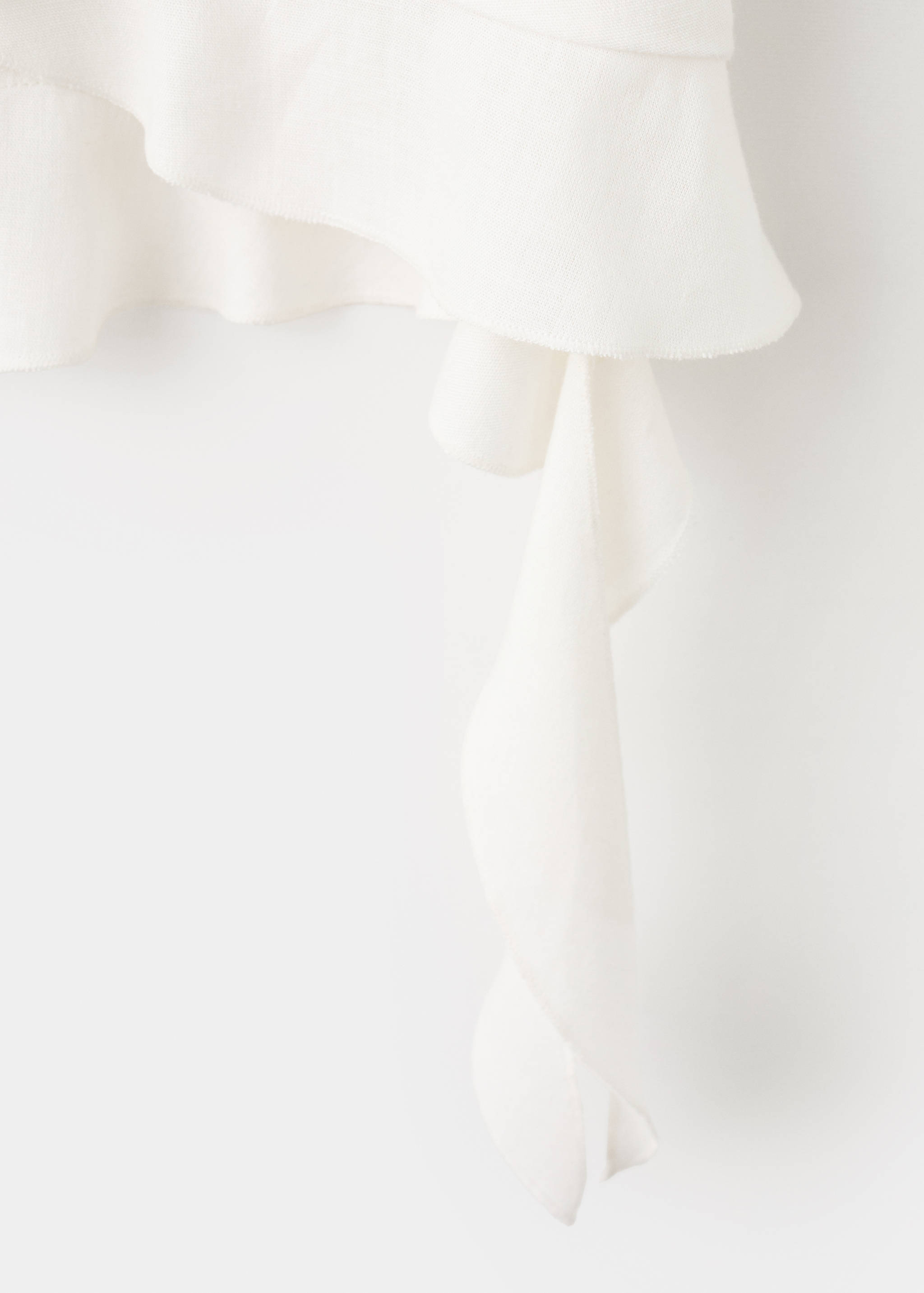 Linen blend frill top - Details of the article 8
