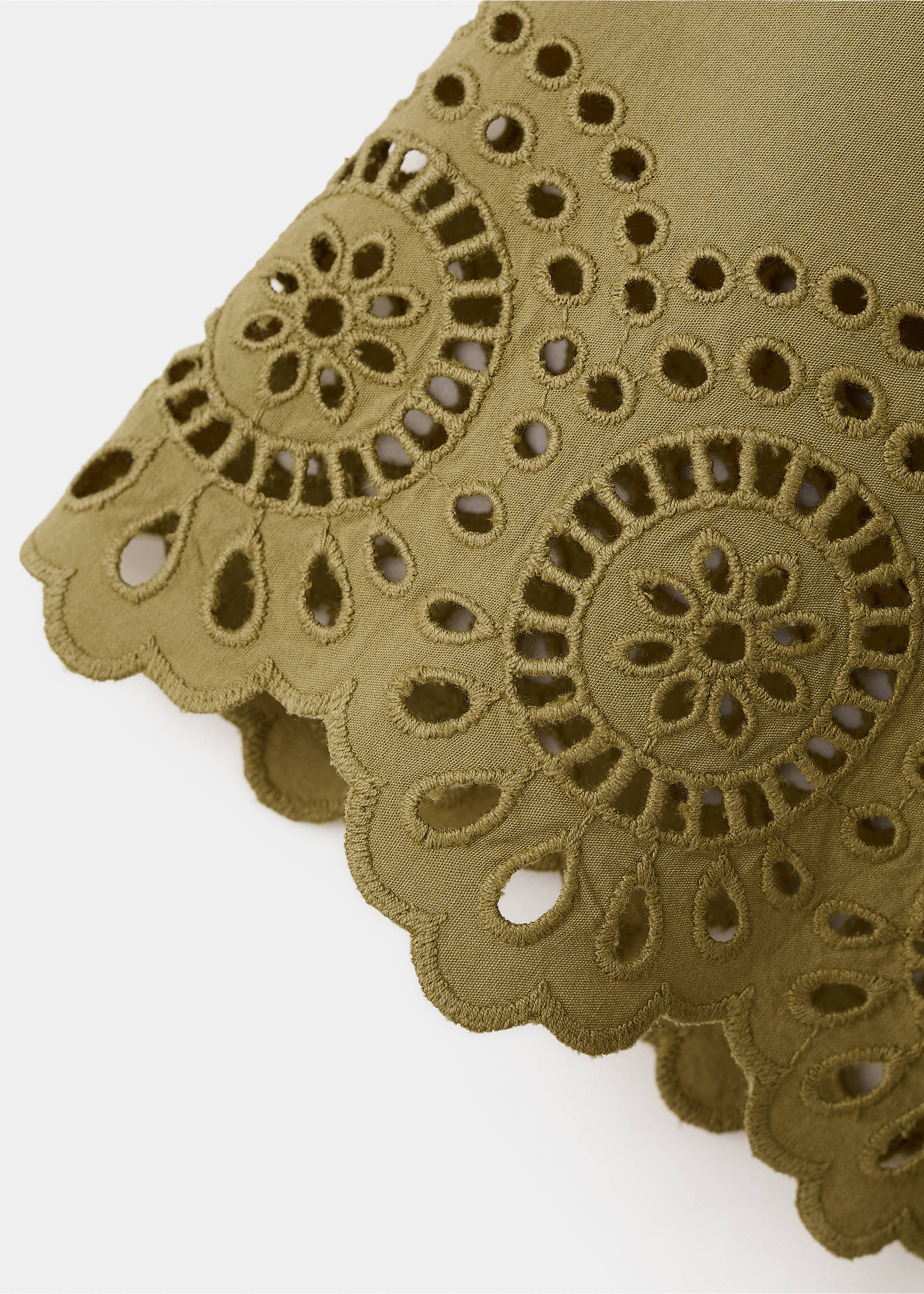 Chemise détails ajourés broderies - Détail de l'article 0, Vert. Ref: 27037147-00.