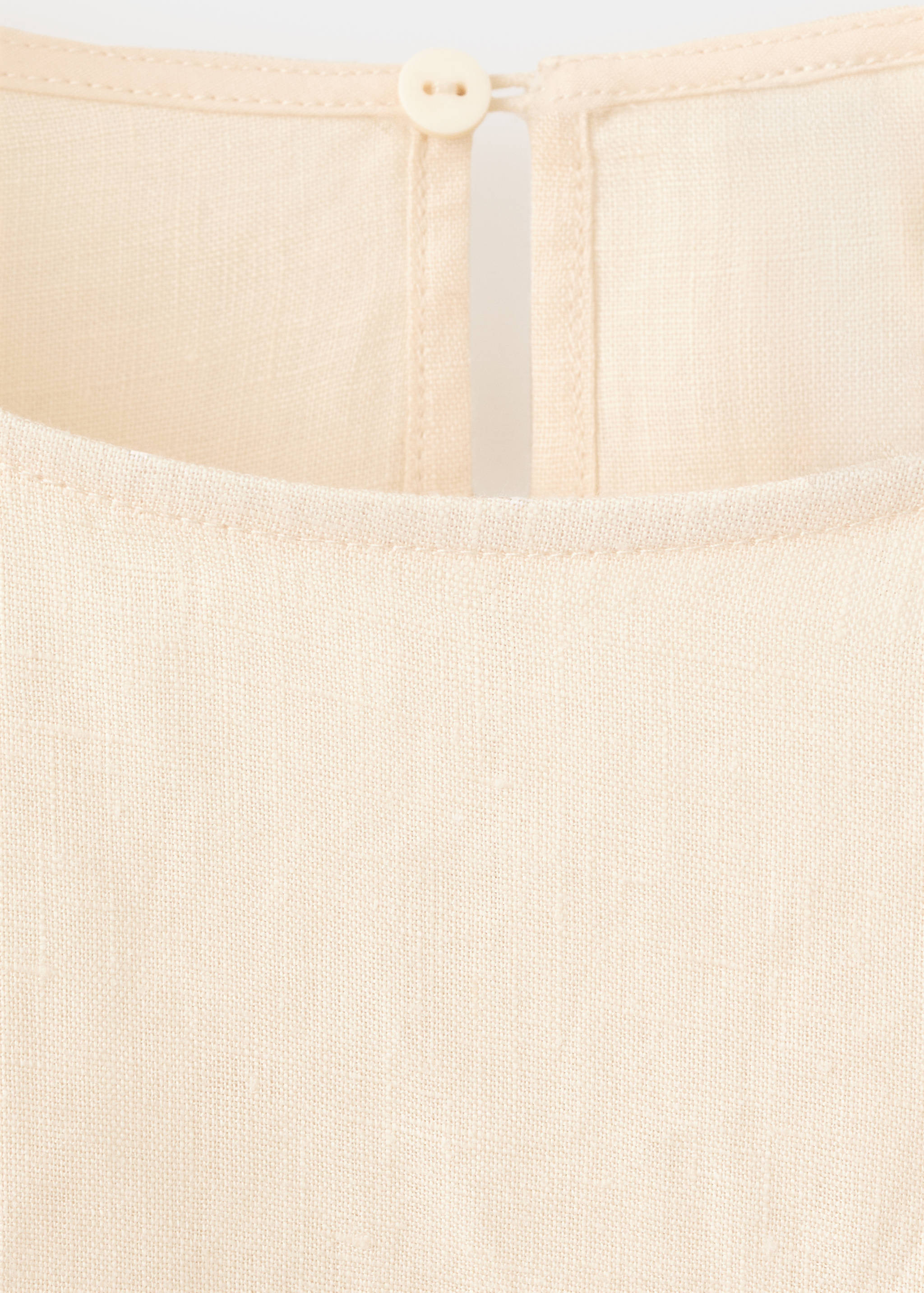 Blouse en lin à rayures contrastantes - Détail de l'article 8