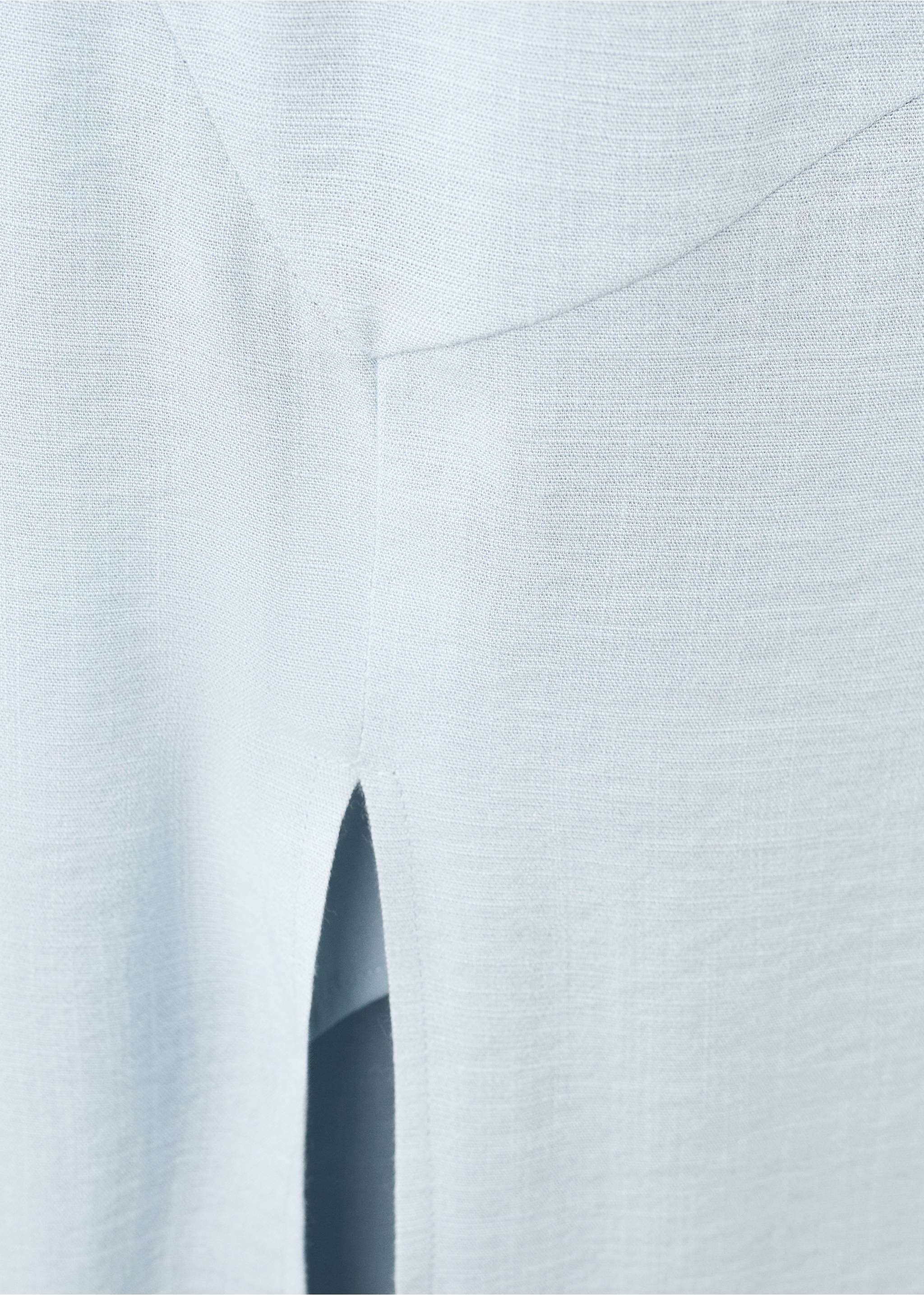 فستان فضفاض بظهر متقاطع - تفاصيل المنتج 8, أزرق سماوي. Ref: 27037152-00.