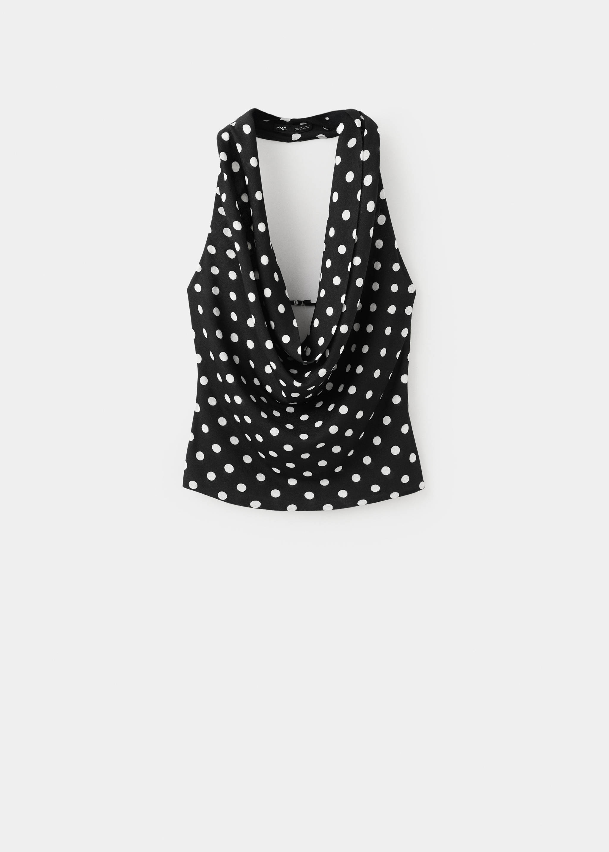 Draped halter top - Article without model