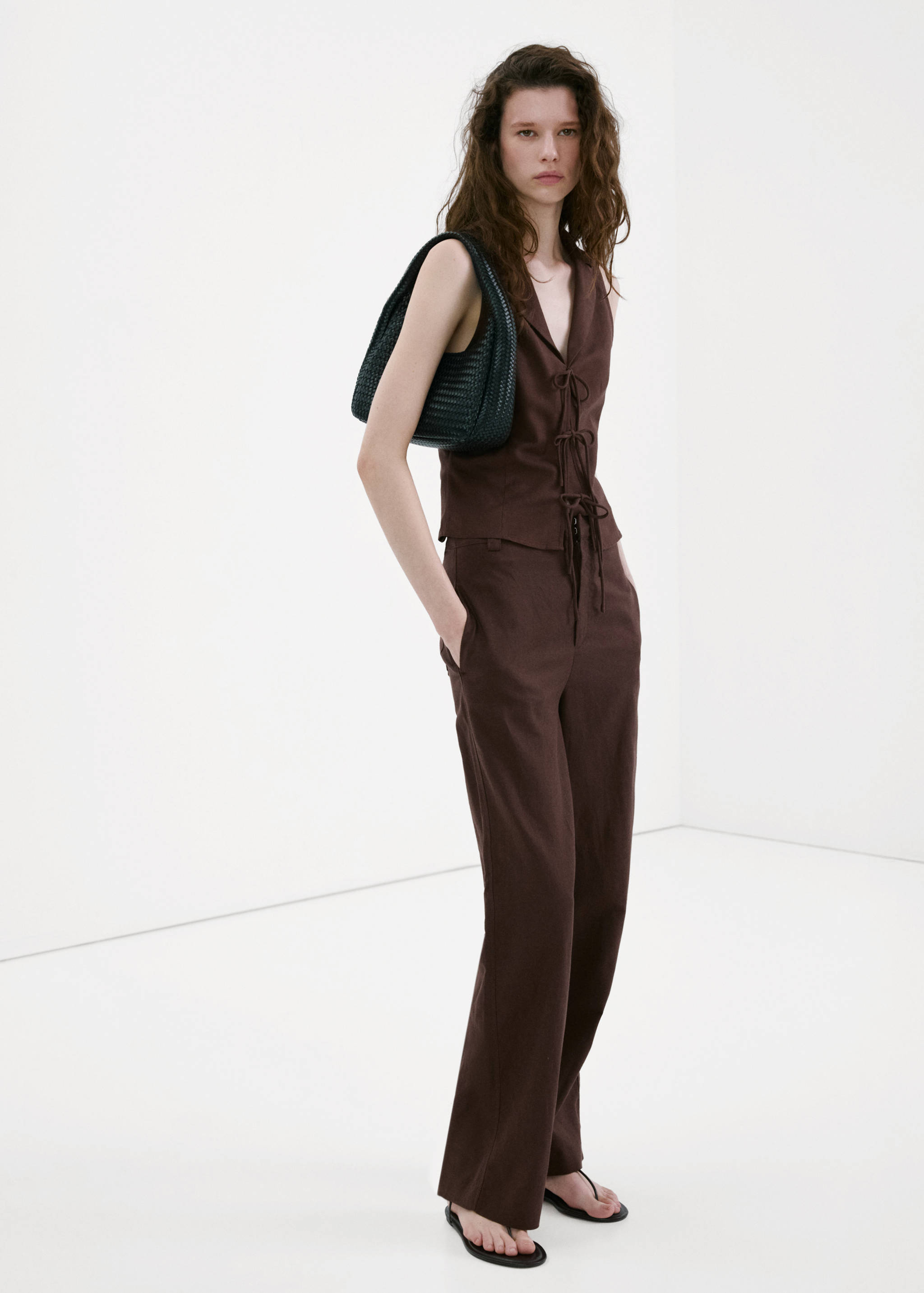 Chemise bretelles nouées - Plan général