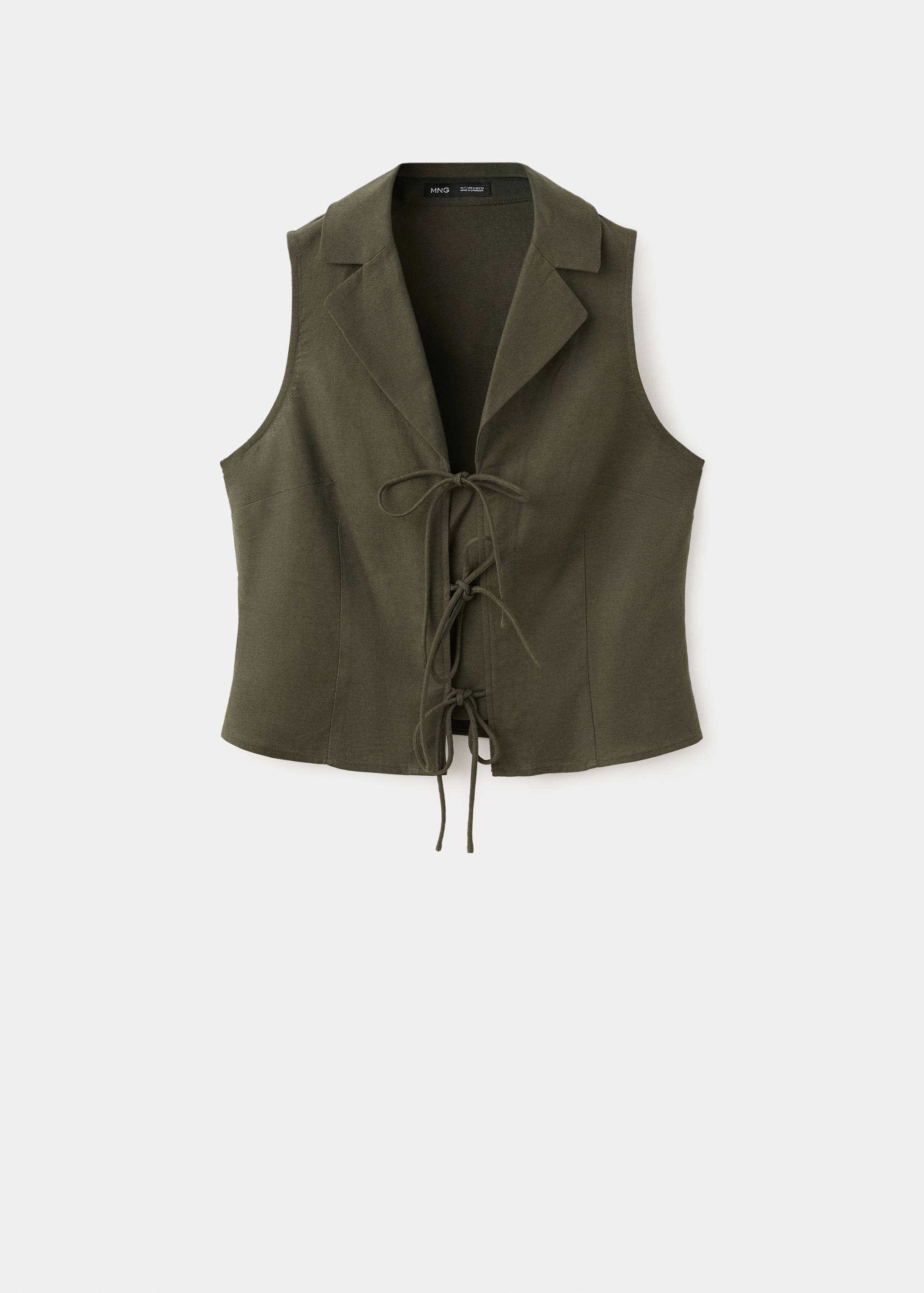 Tie-front flap top - Article without model