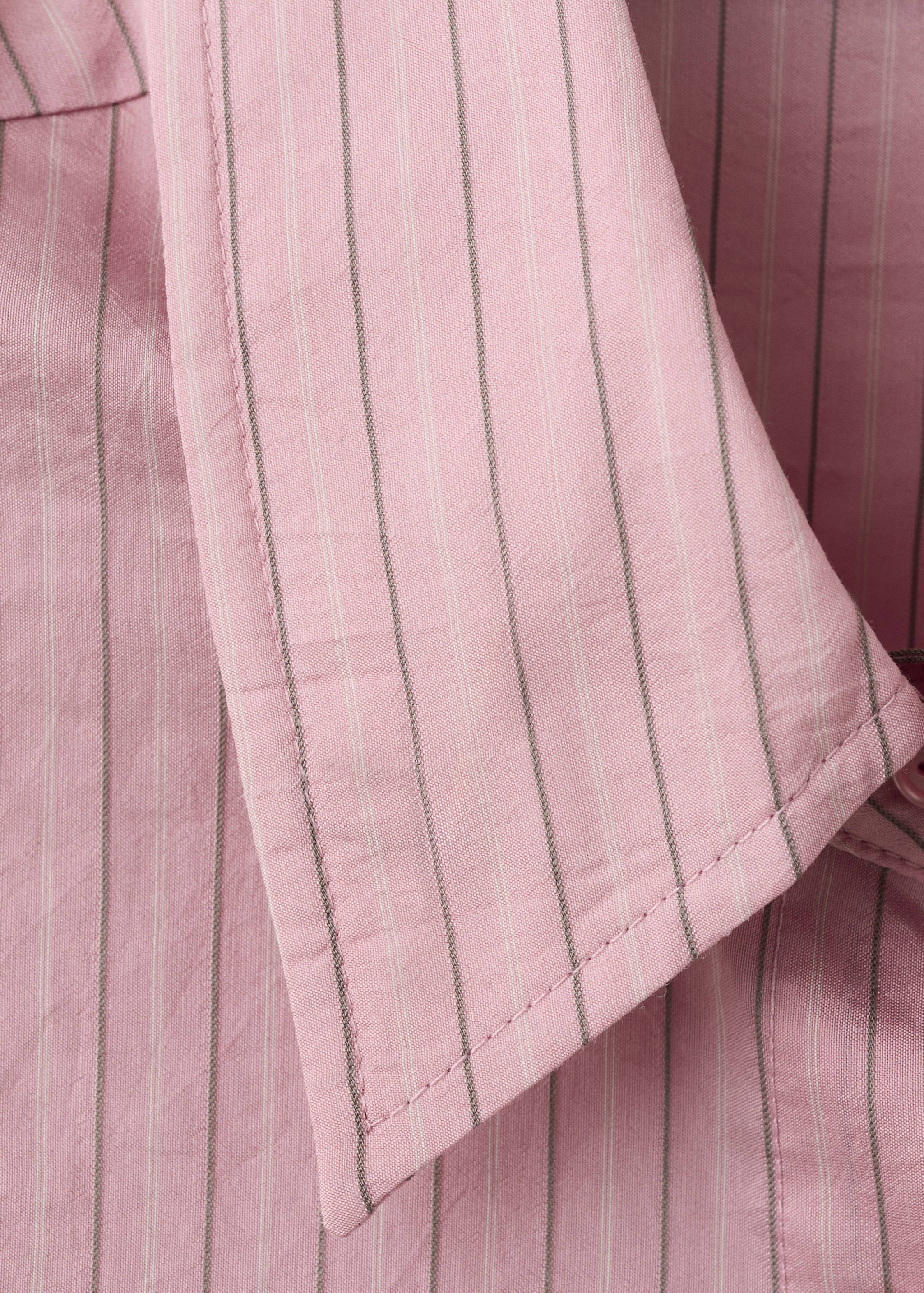 Lyocell striped shirt - Details of the article 8