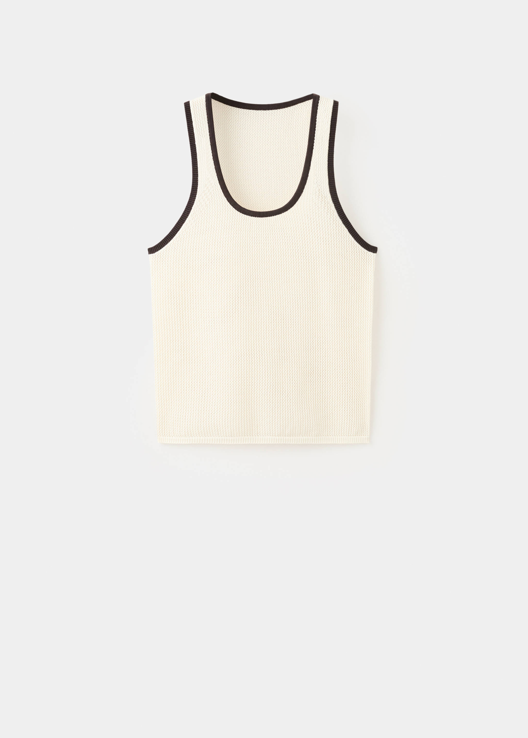 Contrast trim strap top - Article without model