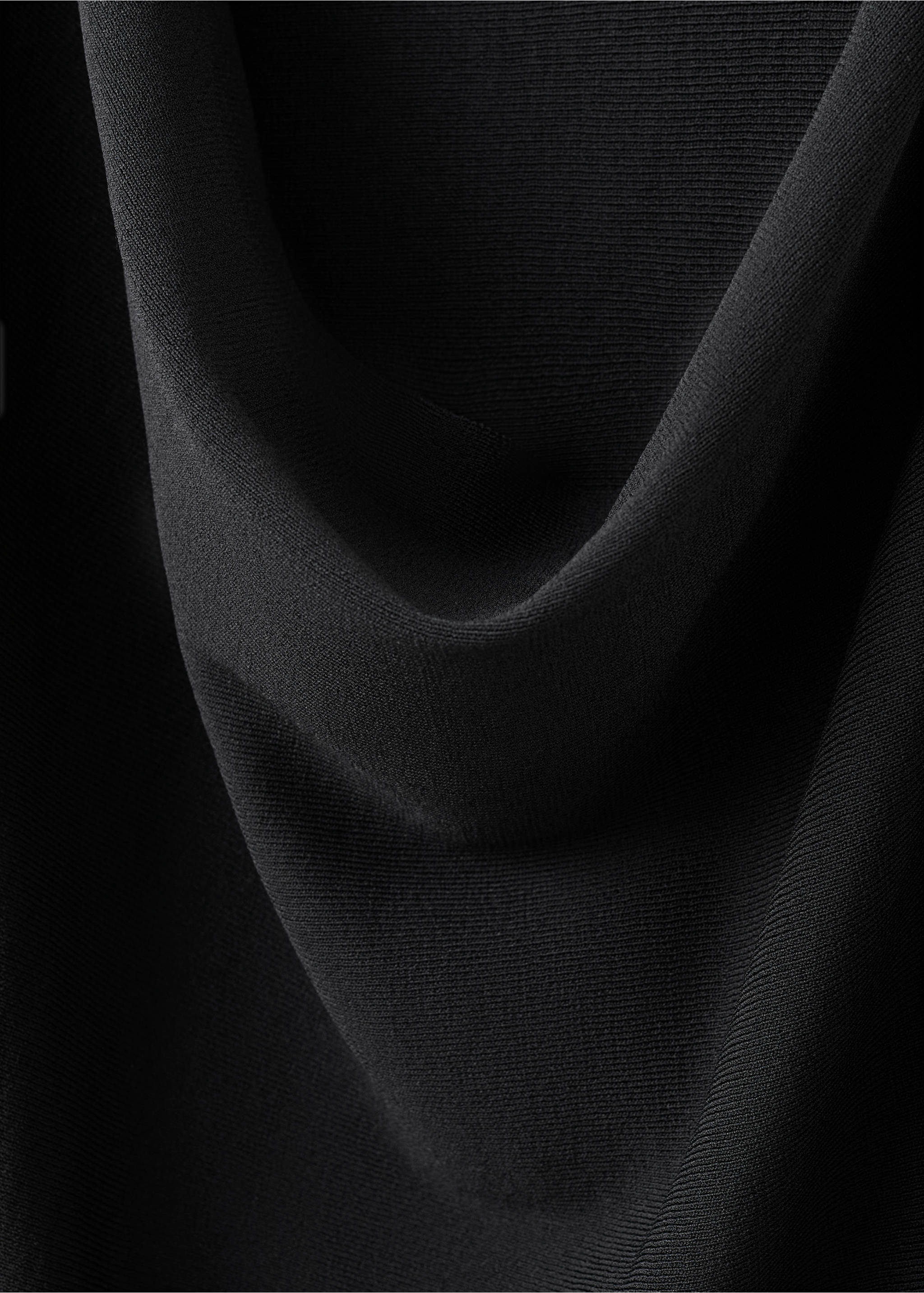 Jersey bodycon dress - Details of the article 0, Black. Ref: 27037166-00.