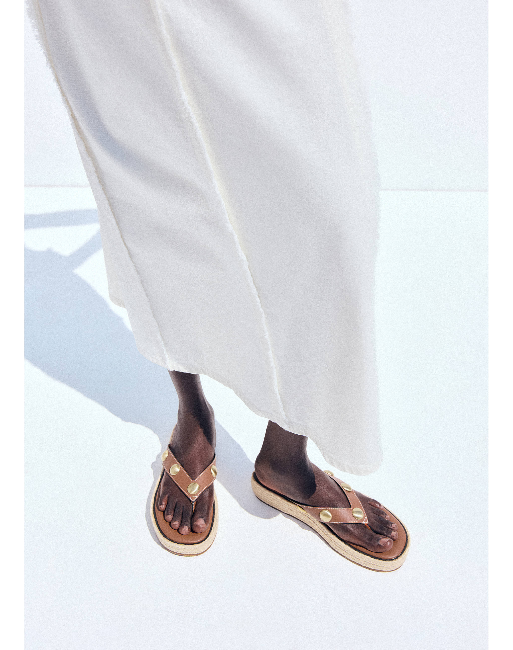 Espadrille sandals with studs - Details of the article 9