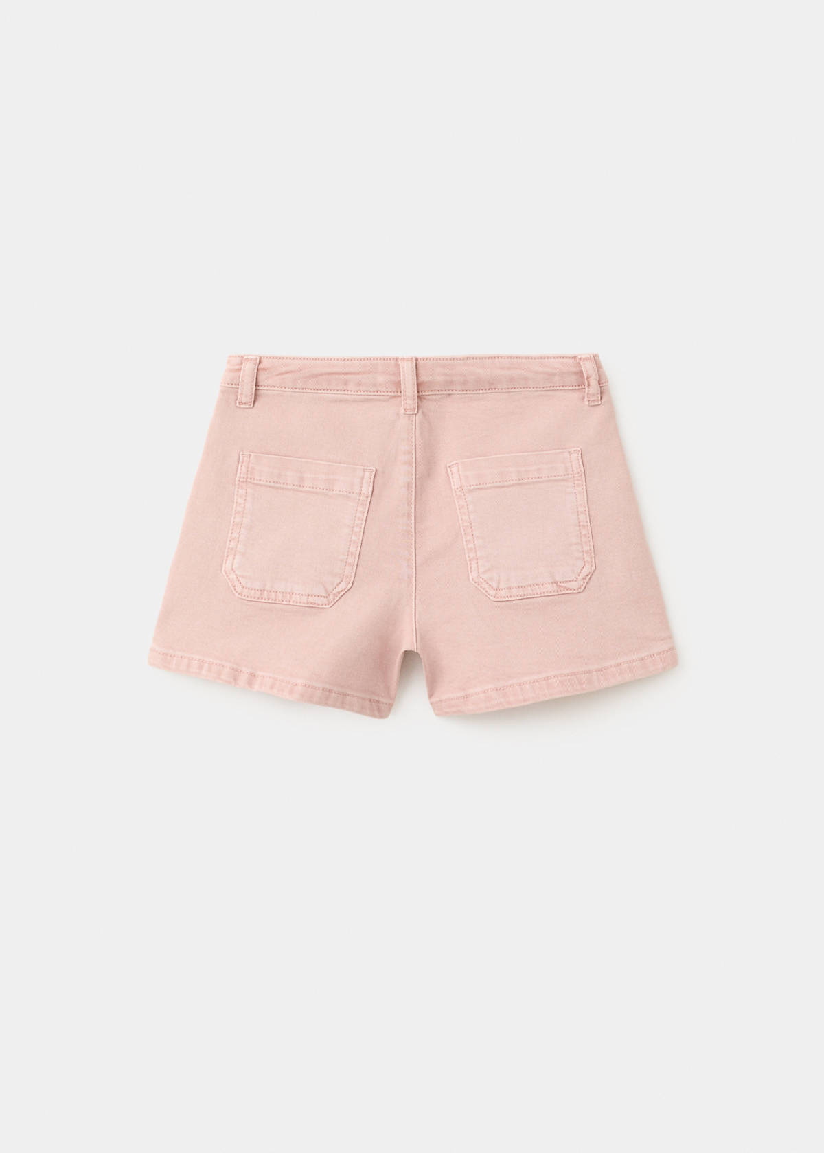 Studded pocket shorts — Pink
