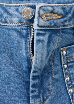 Studded pocket shorts — Medium Blue 2