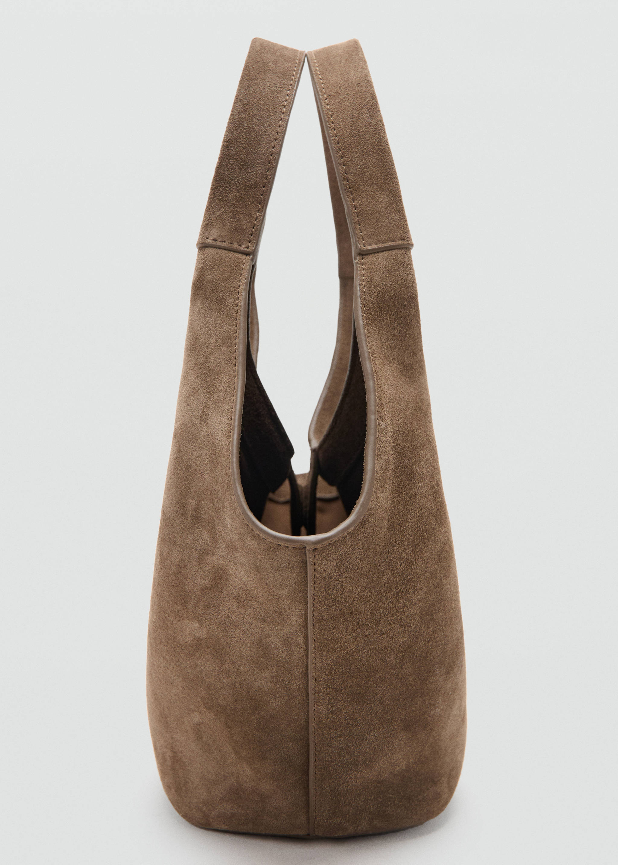 حقيبة يد من جلد السويد - تفاصيل المنتج 1