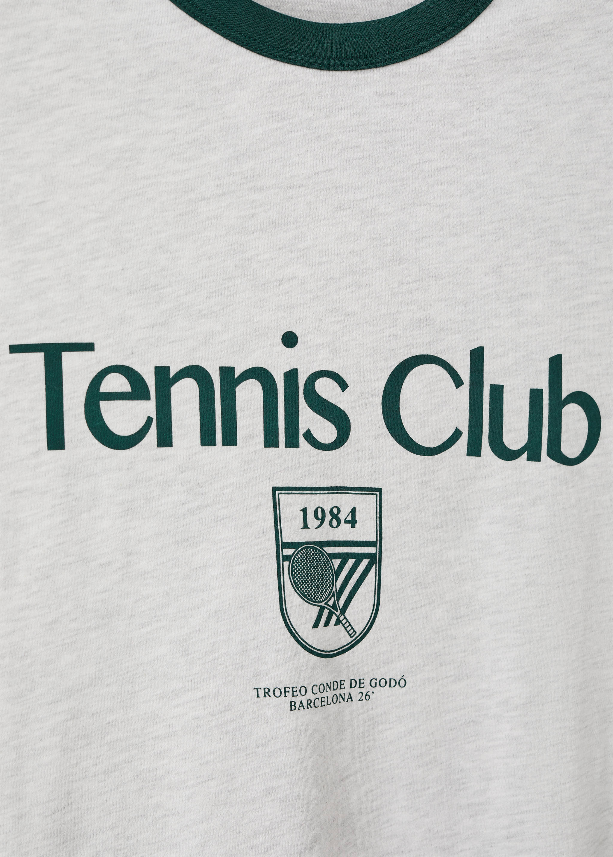 تي شيرت قطني بحواف متباينة - تفاصيل المنتج 8