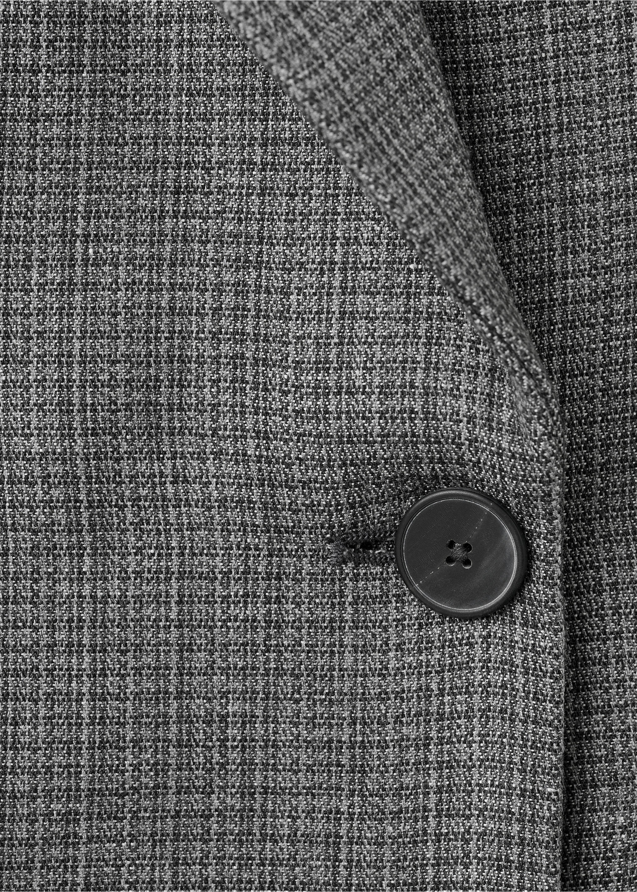 Blazer costume croisé jaspé - Détail de l'article 8, Noir. Ref: 27037800-00.