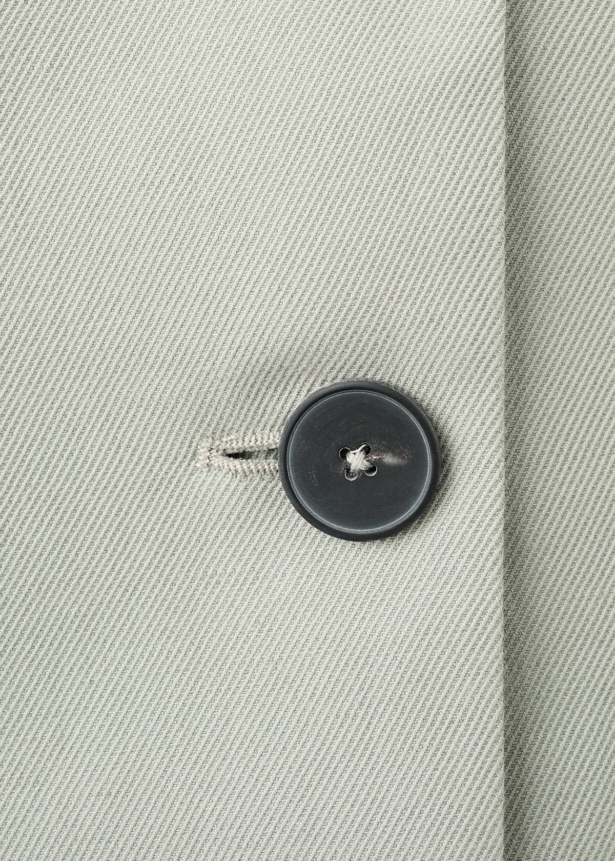 Double-breasted blazer with button closure — Grey