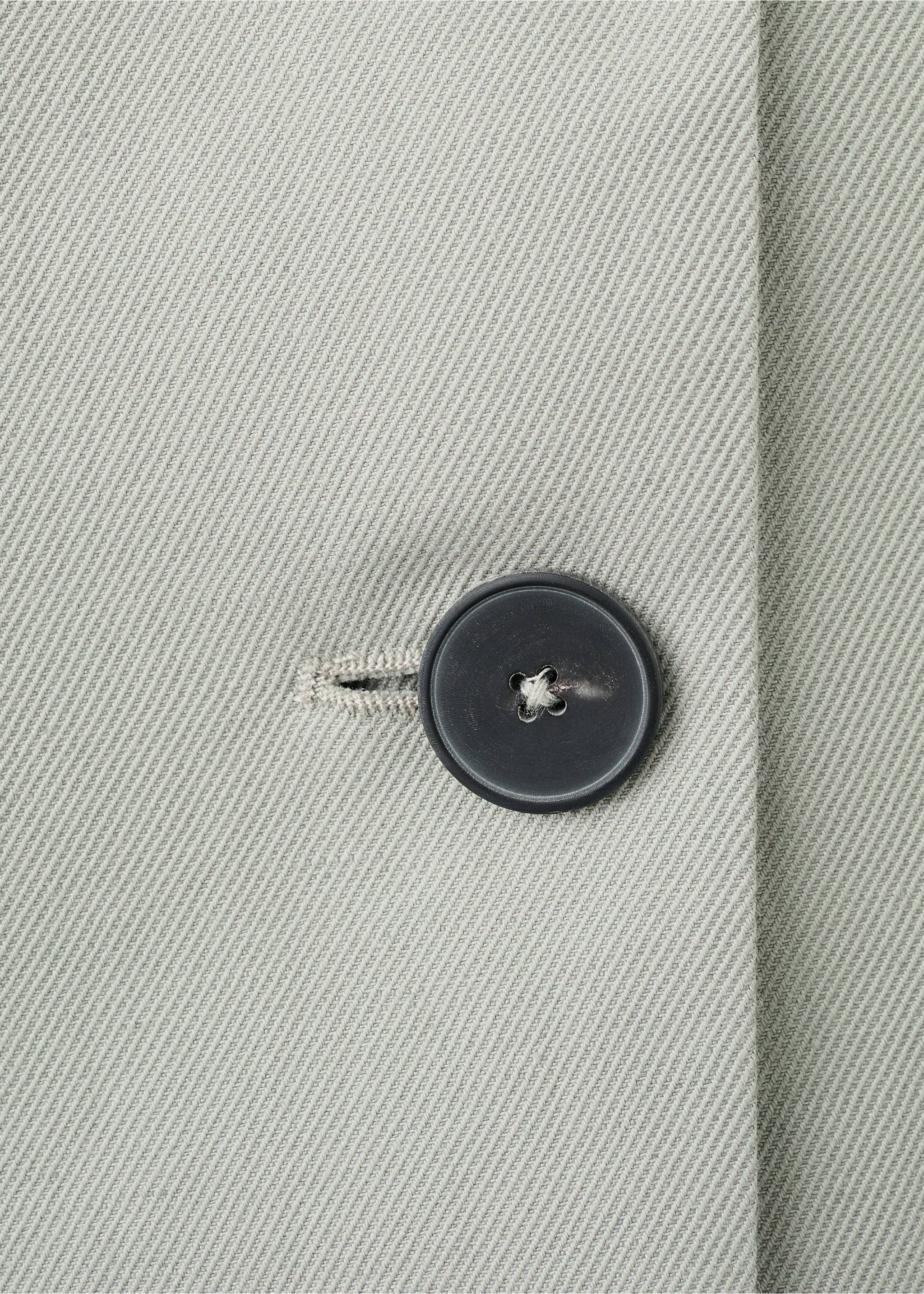 Двубортный блейзер с застежкой на пуговицы - Деталь изделия 8, Серый. Ref: 27037801-00.