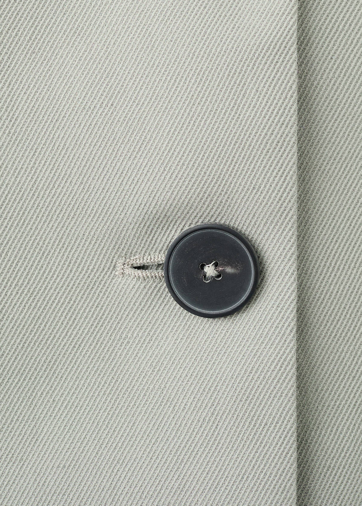 Double-breasted blazer with button closure — Grey