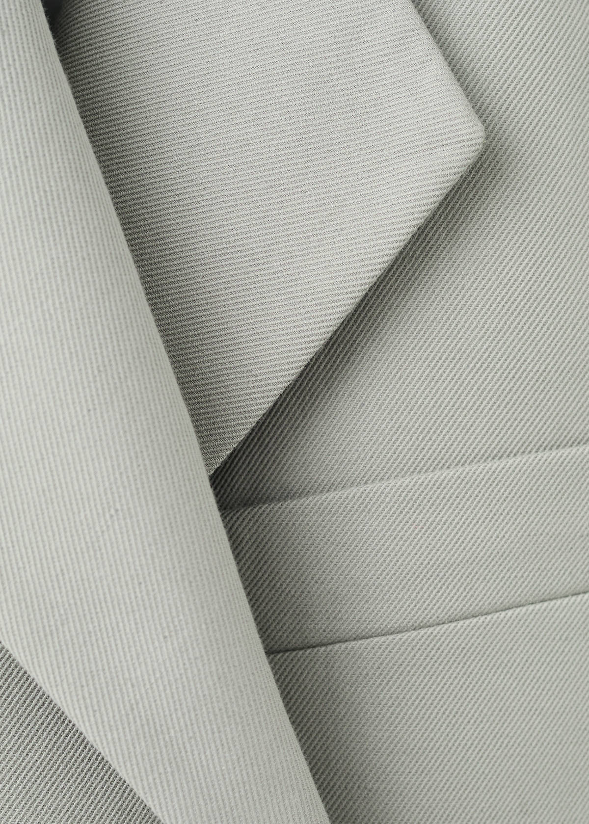 Double-breasted blazer with button closure — Grey